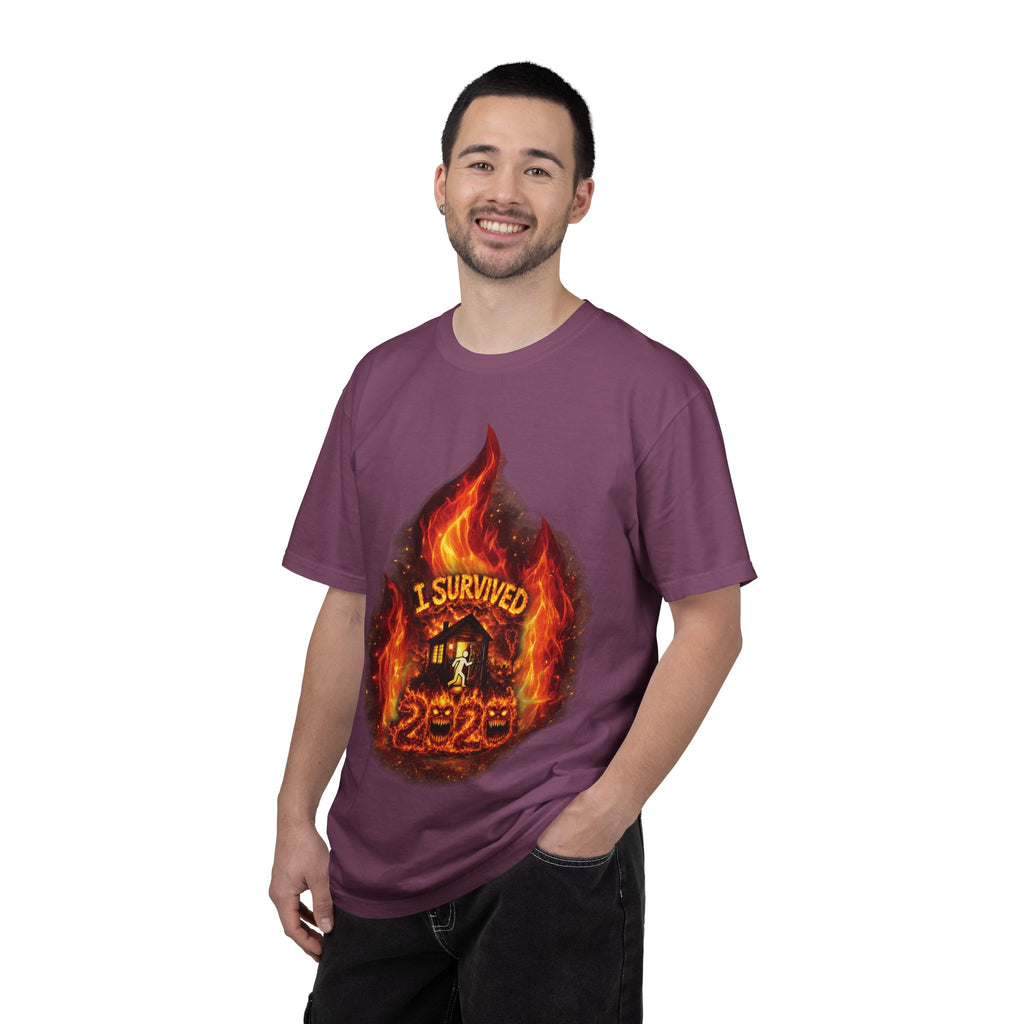 I Survived 2020 — Director's Cut S2:E4 "Western U.S. Wildfire Season" | Mid-Season Finale Pt. 1 | Wildfire Edition Memorial Unisex Garment-Dyed T-shirt