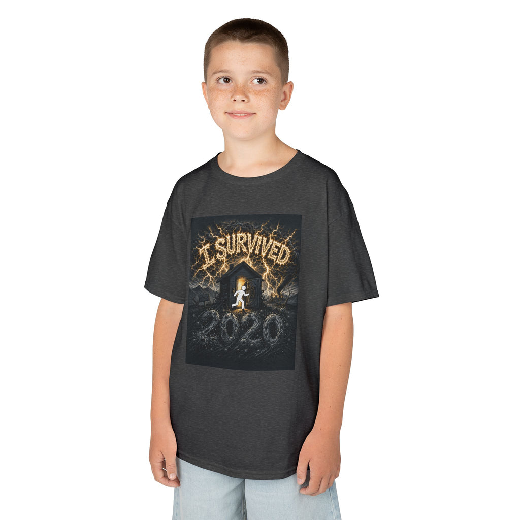 I Survived 2020 — Original Design Teaser Tee | Season 1 Premiere Drop Kids Heavy Cotton™ Tee