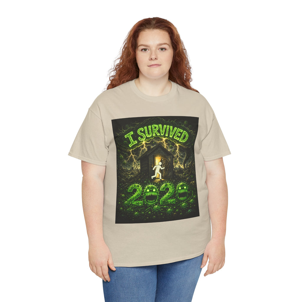 I Survived 2020 — S1:E2 "The Coming of COVID" | Pandemic Edition Unisex Heavy Cotton Tee
