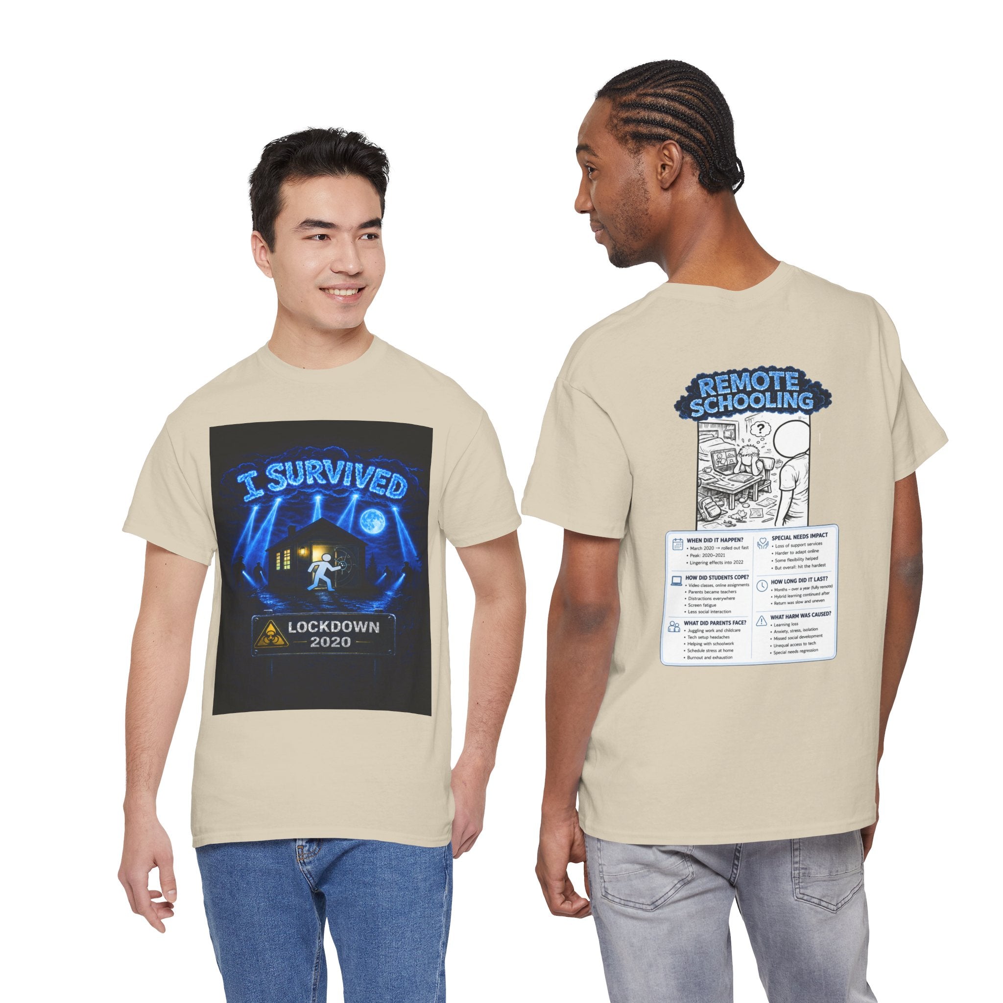 I Survived 2020 — LOCKDOWN S3:E3: "Remote Schooling" Documentary Tee