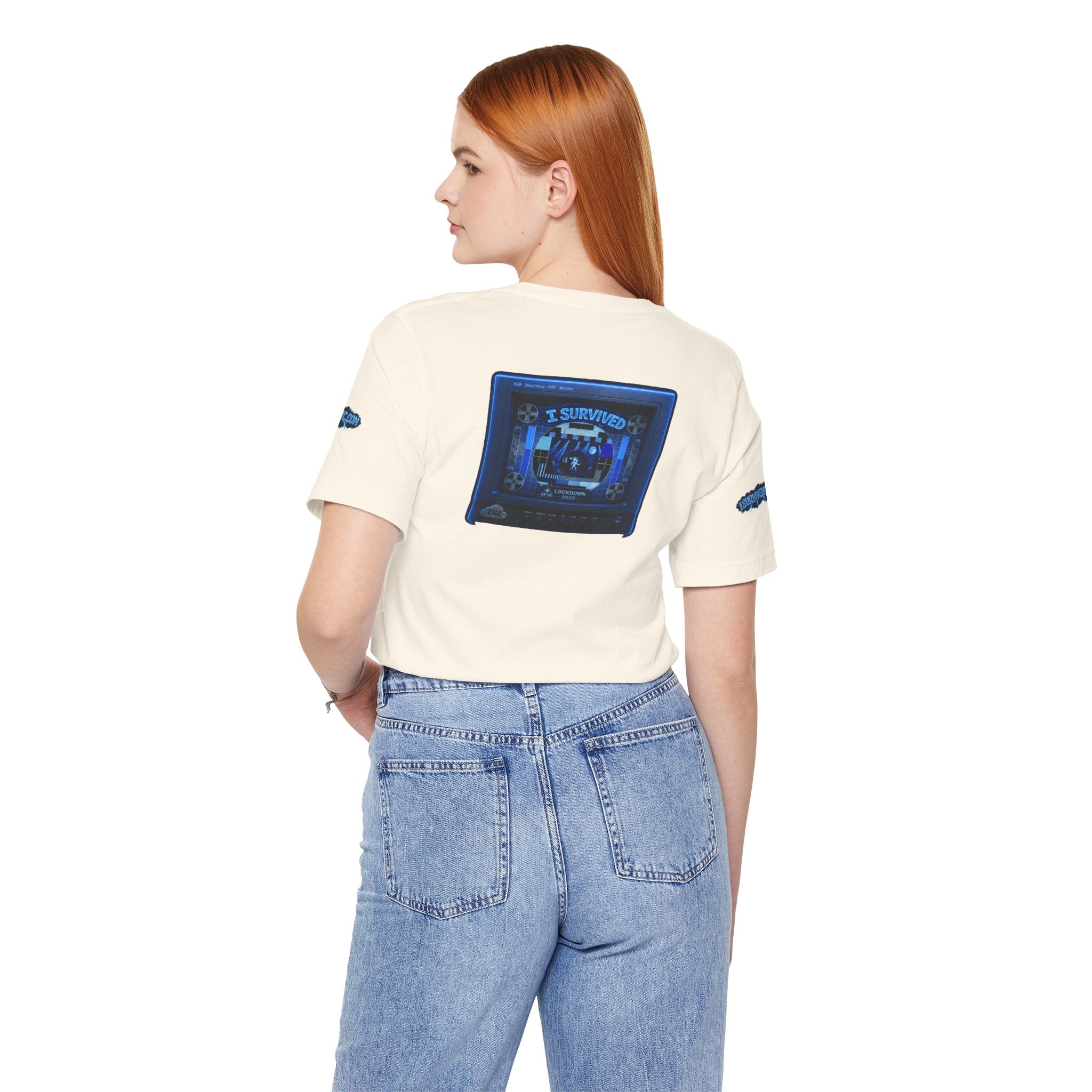 I Survived 2020 — "Please Stand By" Test Pattern Tee Lockdown Special Edition Summer Exclusive Unisex Jersey Short Sleeve Tee