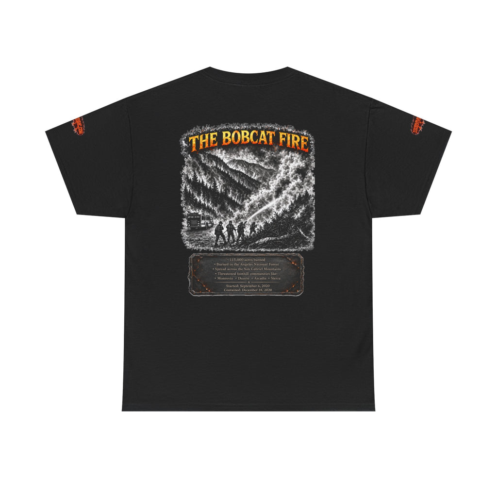 I Survived 2020 — WILDFIRES S2:E2: Special Edition "The Bobcat Fire" Memorial Unisex Heavy Cotton Tee