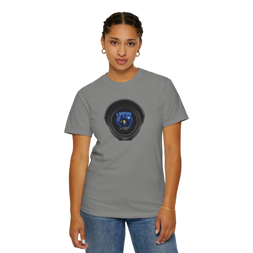 I Survived 2020 —  LOCKDOWN S3:E3: Director's Cut "Remote Schooling" Unisex Garment-Dyed T-shirt
