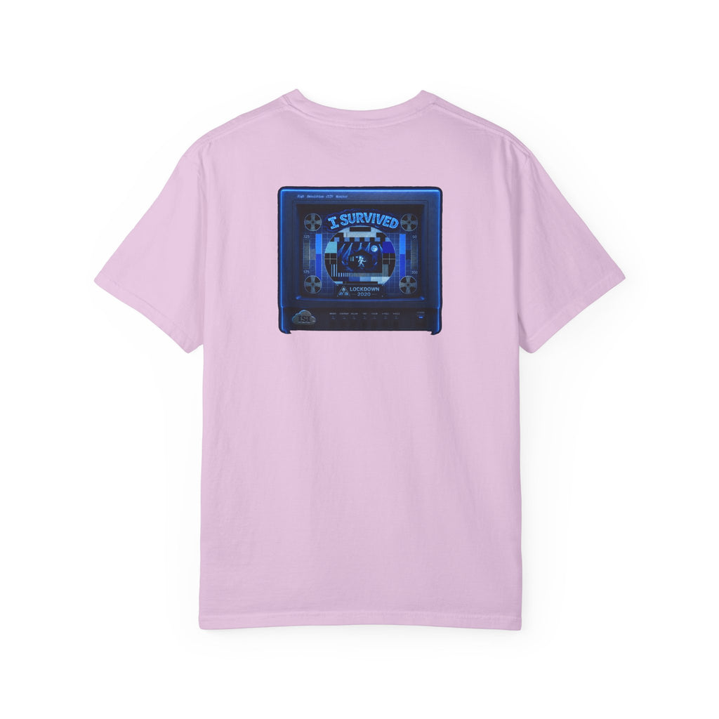 I Survived 2020 — "Please Stand By" Test Pattern Tee Lockdown Special Edition Summer Exclusive Unisex Garment-Dyed T-shirt