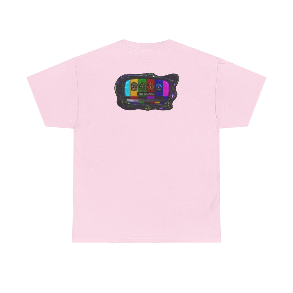 I Survived 2020 — "No Signal" Test Pattern Tee Alien Broadcast Finale Summer Premiere Unisex Heavy Cotton Tee