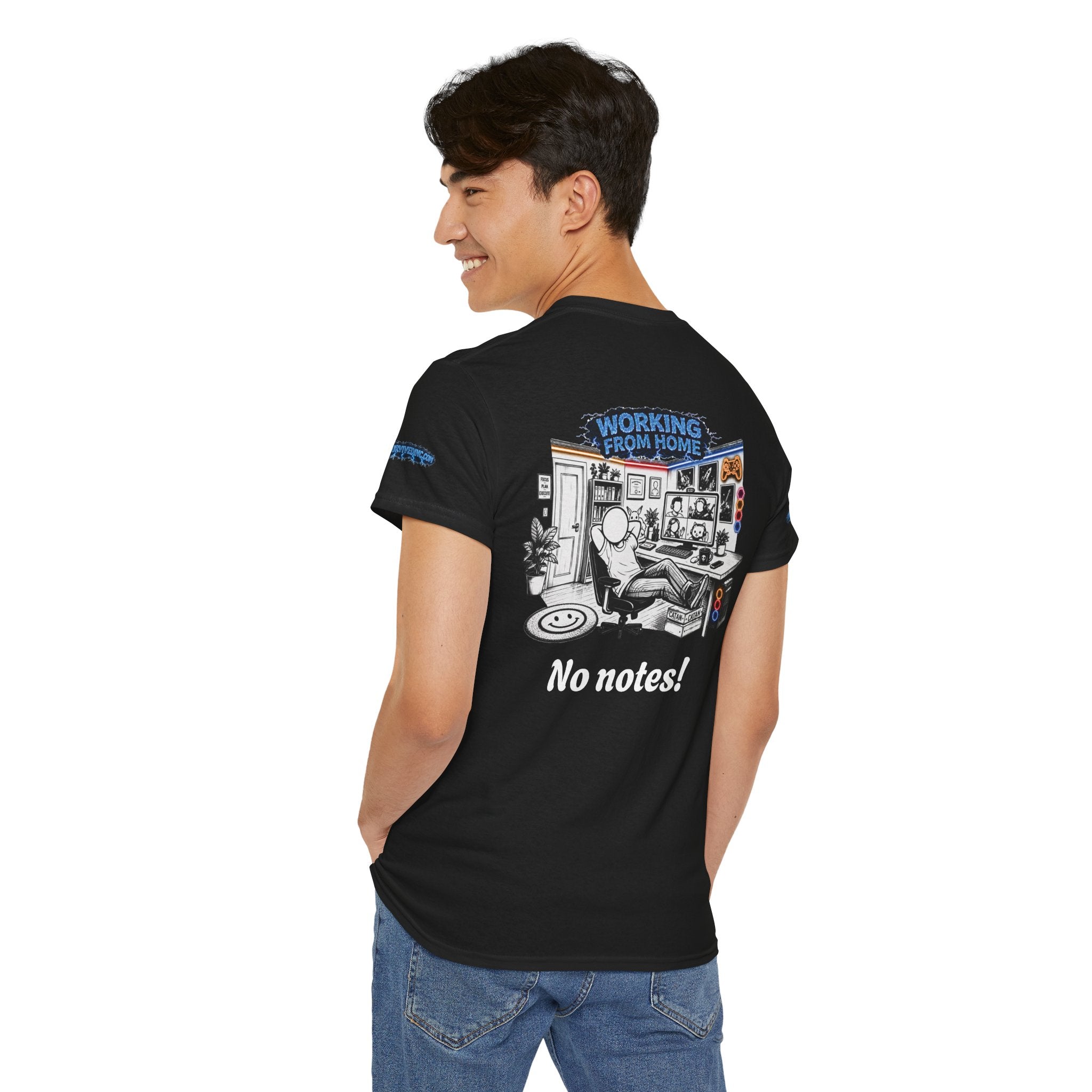I Survived 2020 — LOCKDOWN S3:E4: Special Edition "Working From Home" Unisex Heavy Cotton Tee
