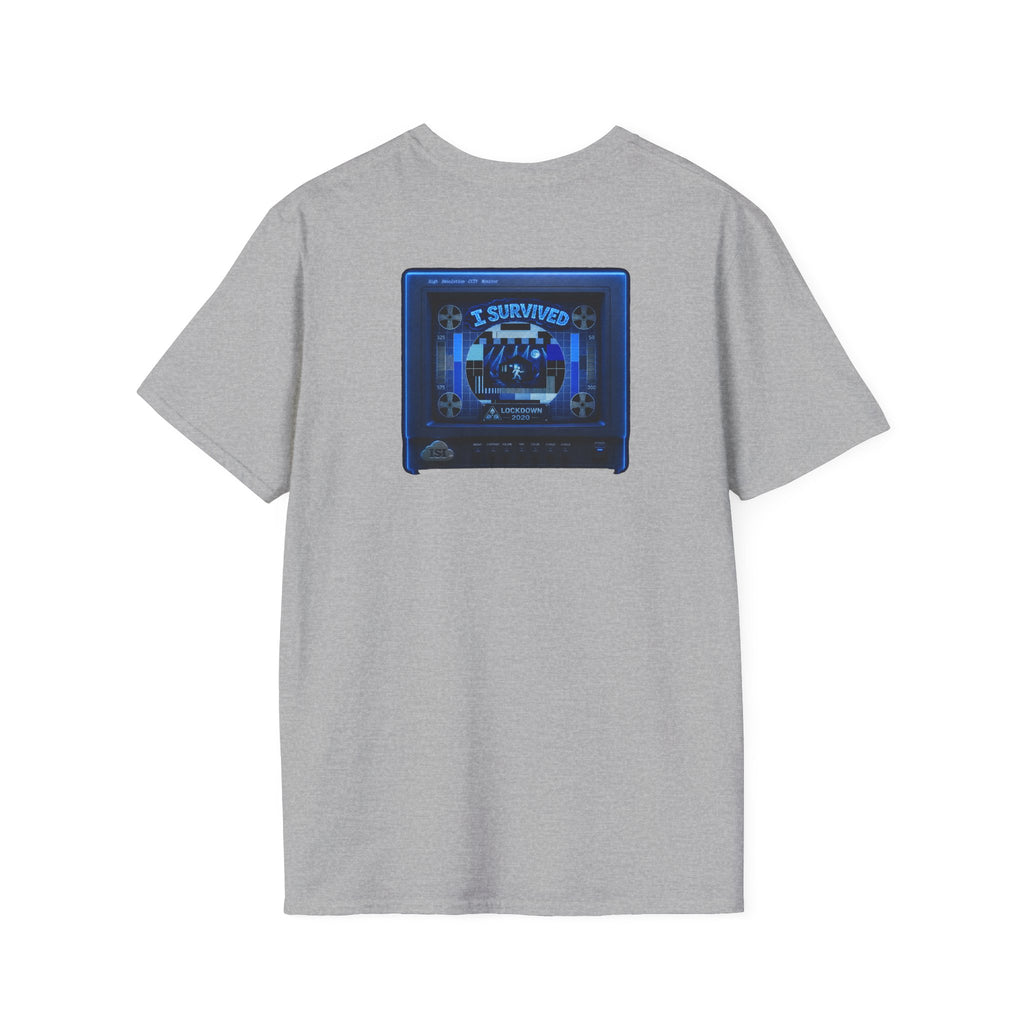 I Survived 2020 — "Please Stand By" Test Pattern Tee Lockdown Edition Summer Exclusive Unisex Softstyle T-Shirt