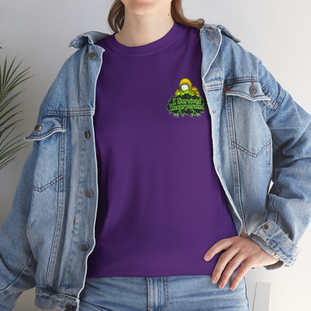 I Survived 2020 — "Please Stand By" Test Pattern Toxic Signal Tee Summer Premiere Unisex Heavy Cotton Tee