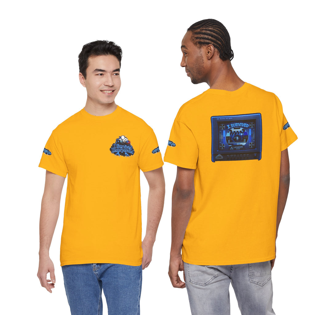 I Survived 2020 — "Please Stand By" Test Pattern Tee Lockdown Special Edition Summer Exclusive Unisex Heavy Cotton Tee