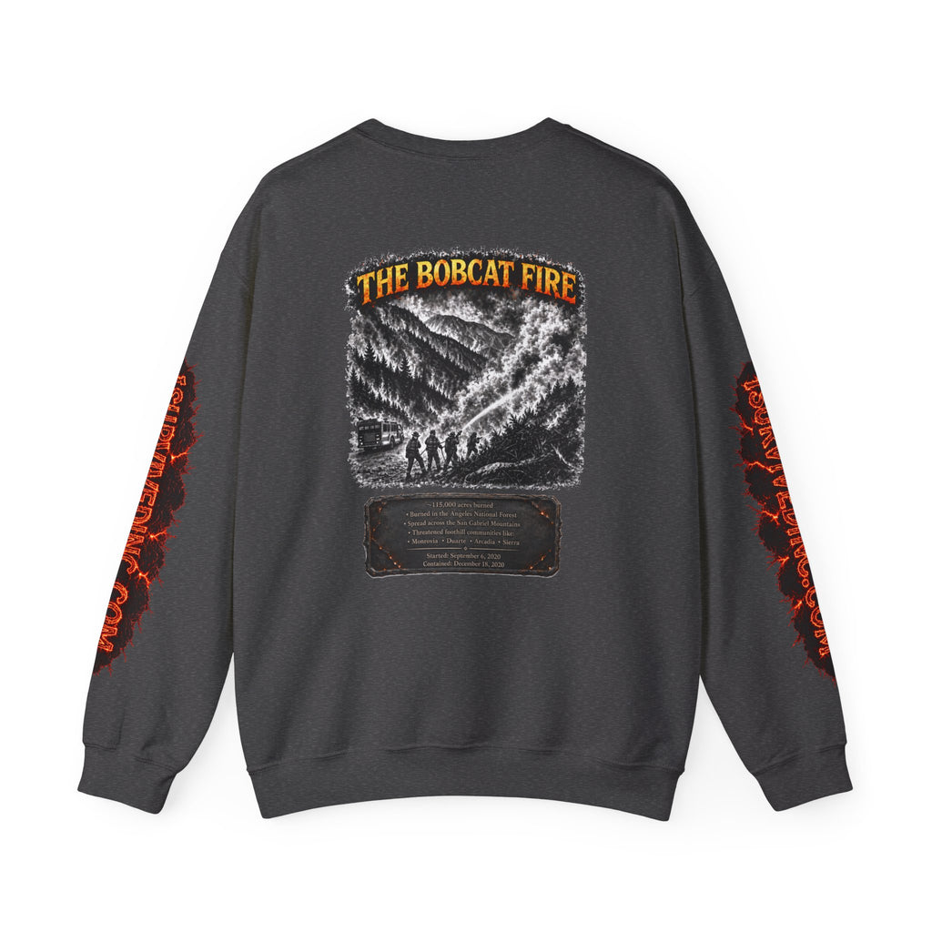 I Survived 2020 — WILDFIRES S2:E2: "The Bobcat Fire" Memorial Unisex Heavy Blend™ Crewneck Sweatshirt