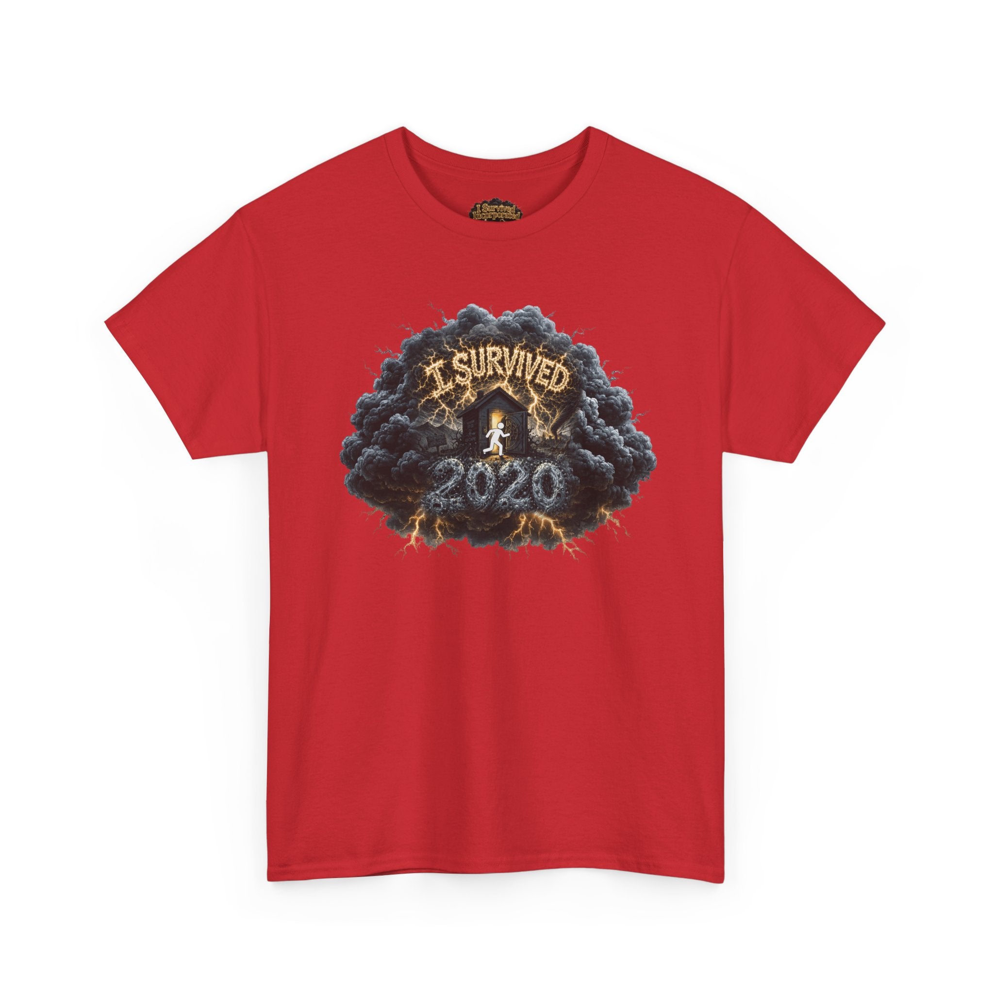 I Survived 2020 —  Deriector's Cut Original Design Teaser Tee | Season 1 Premiere Drop Unisex Heavy Cotton Tee