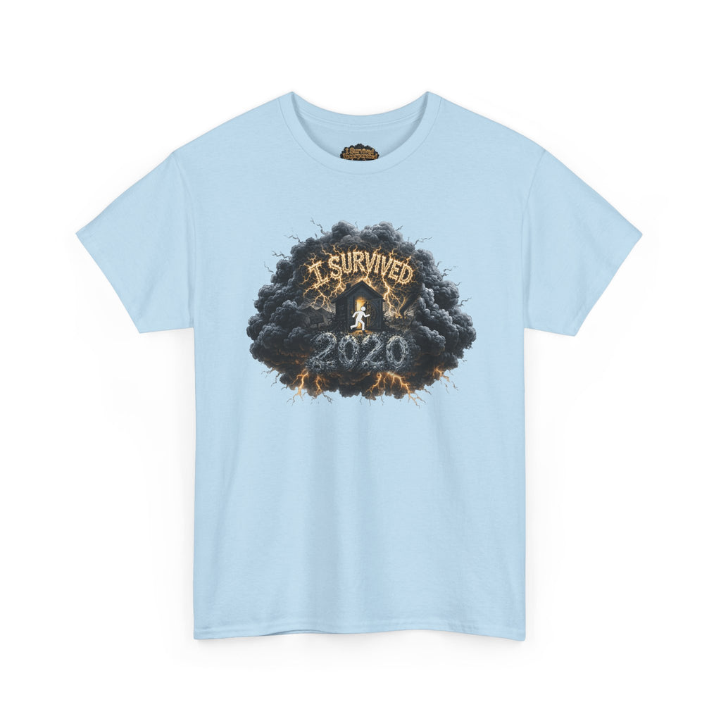 I Survived 2020 —  Deriector's Cut Original Design Teaser Tee | Season 1 Premiere Drop Unisex Heavy Cotton Tee