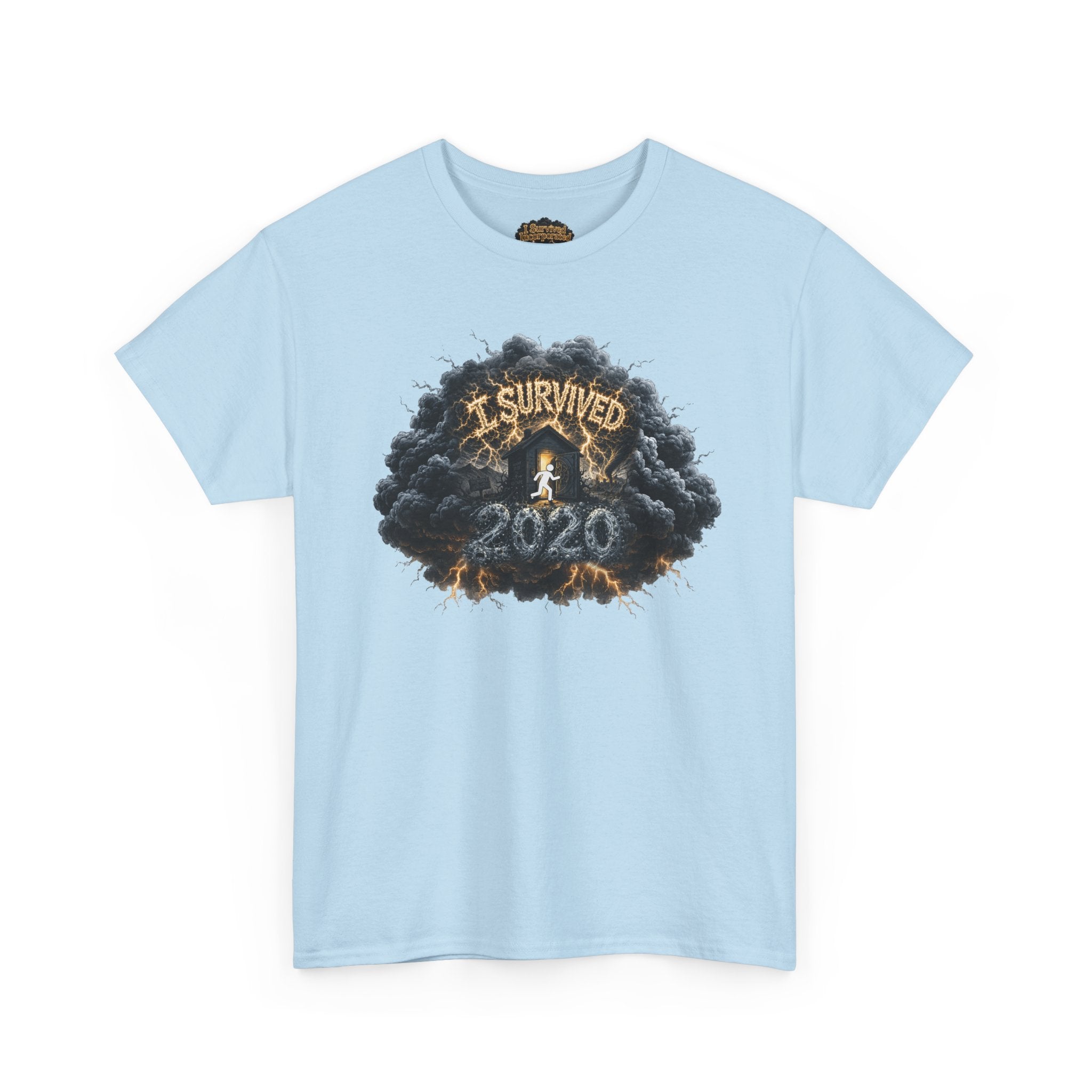 I Survived 2020 —  Deriector's Cut Original Design Teaser Tee | Season 1 Premiere Drop Unisex Heavy Cotton Tee