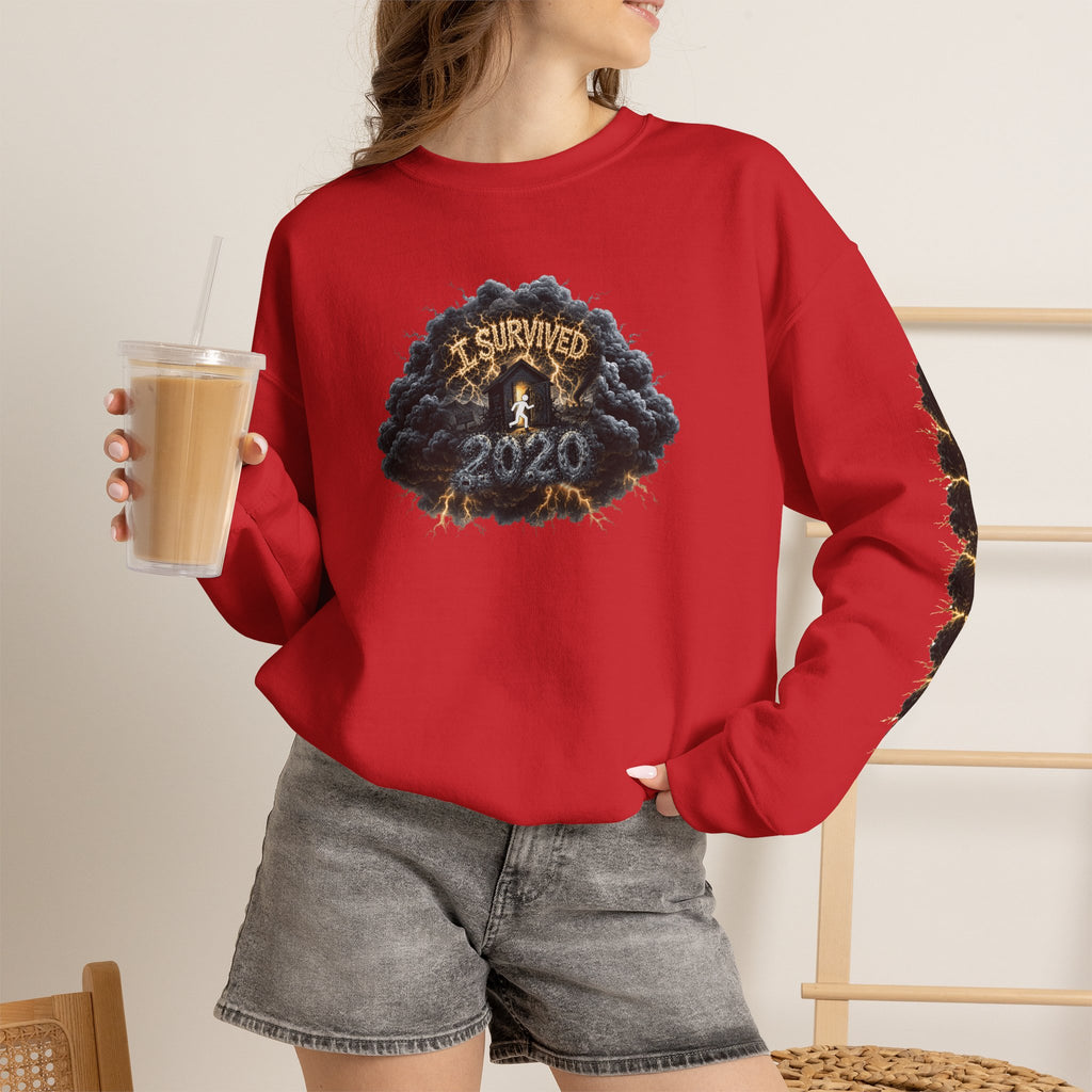 I Survived 2020 — Original PILOT Design: Director's Cut Special Edition Unisex Heavy Blend™ Crewneck Sweatshirt
