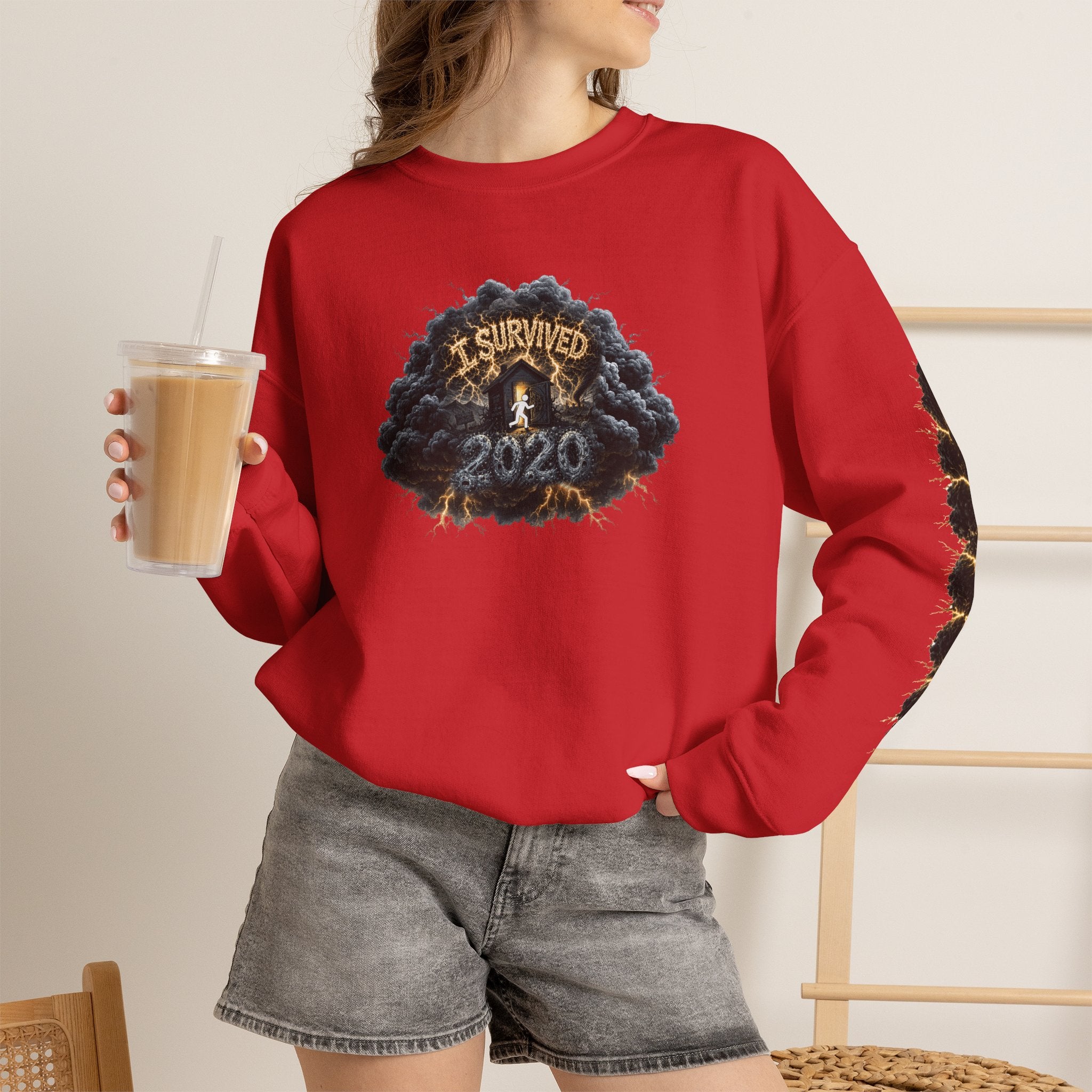 I Survived 2020 — Original PILOT Design: Director's Cut Special Edition Unisex Heavy Blend™ Crewneck Sweatshirt