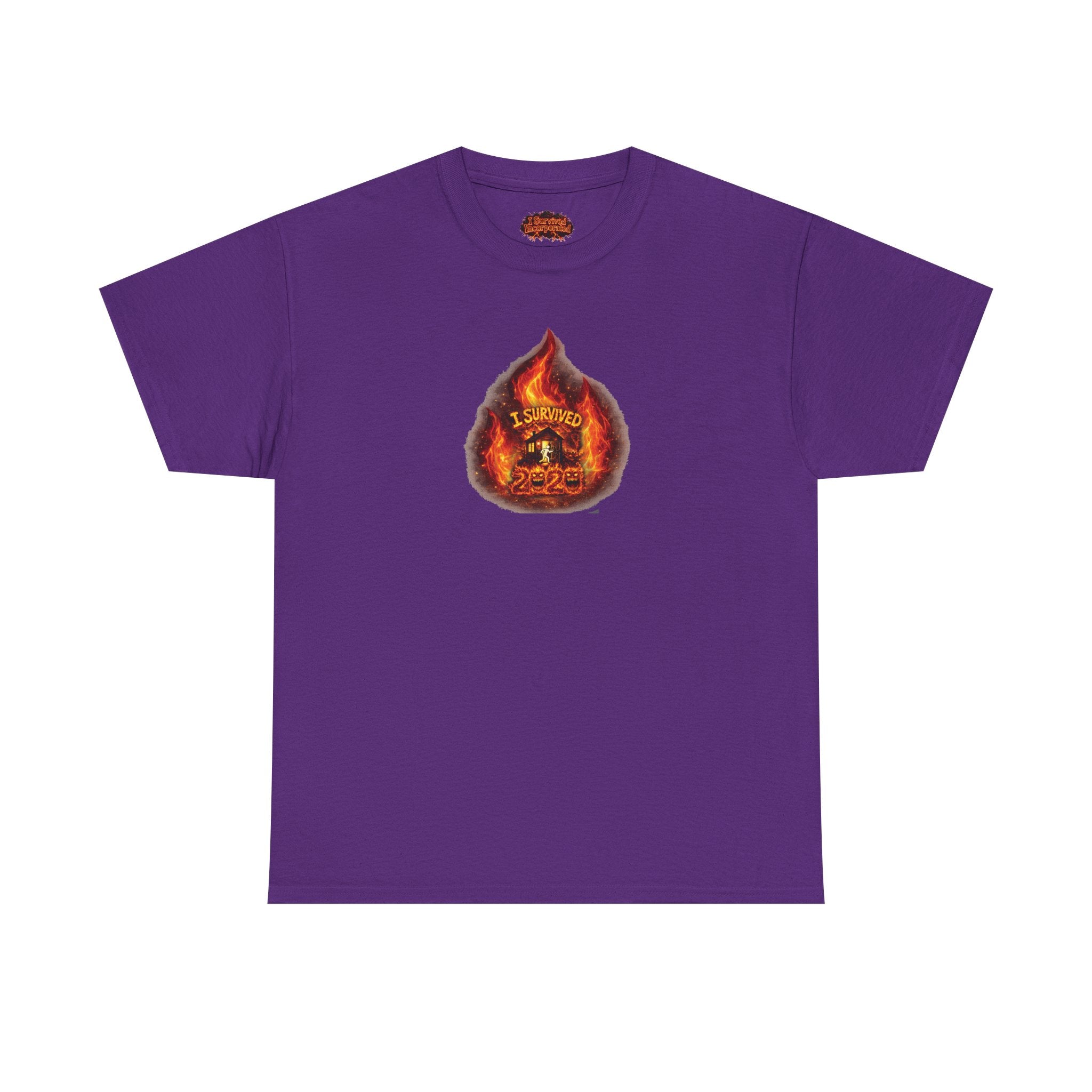 I Survived 2020 — WILDFIRES S2:E1: Director's Cut "Berry Creek" Memorial Unisex Heavy Cotton Tee