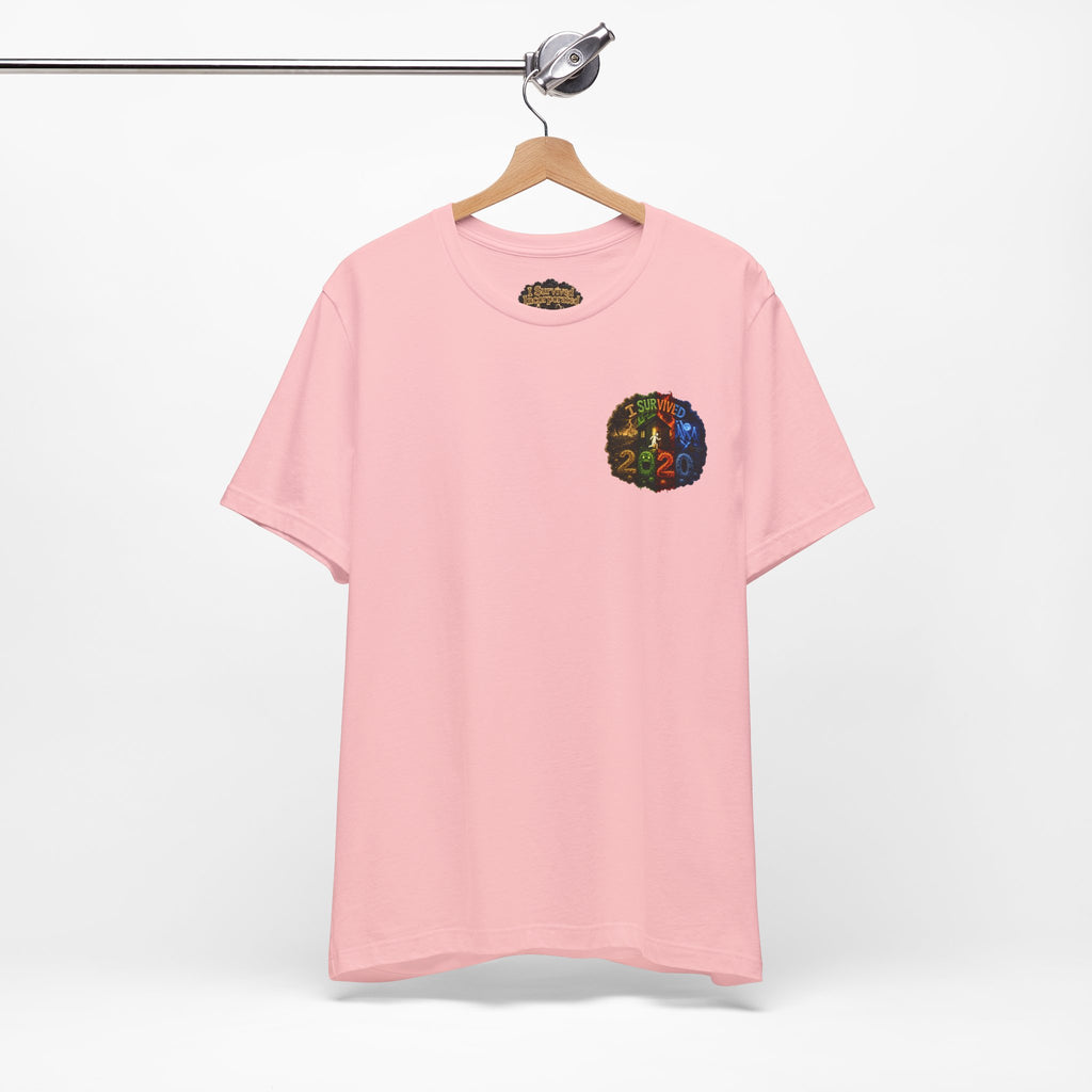 I Survived 2020 — "No Signal" Test Pattern Tee Alien Broadcast Finale Summer Premiere Unisex Jersey Short Sleeve Tee