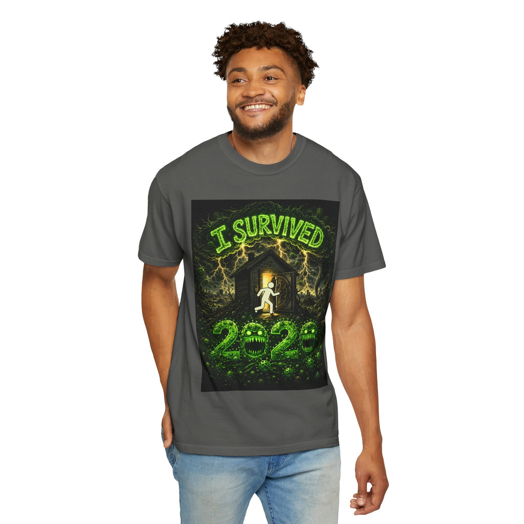 I Survived 2020 — S1:E1 "COVID-19: The Coronavirus" | Pandemic Edition Unisex Garment-Dyed T-shirt