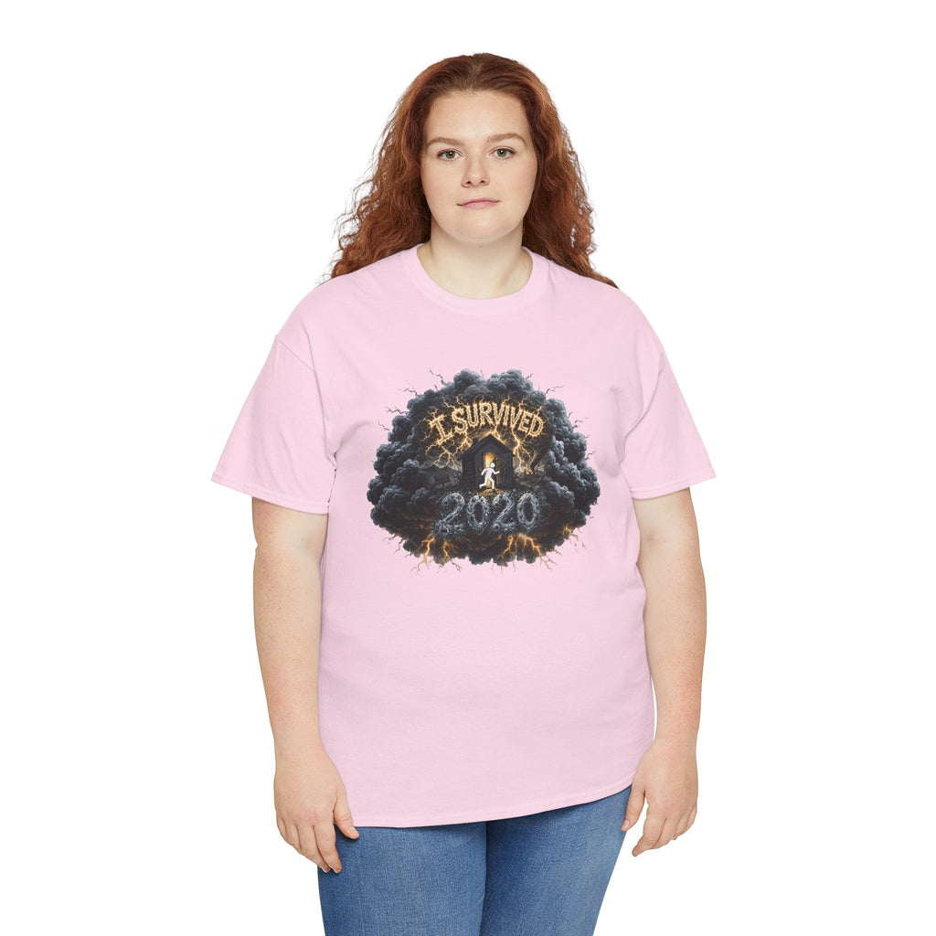 I Survived 2020 —  Deriector's Cut Original Design Teaser Tee | Season 1 Premiere Drop Unisex Heavy Cotton Tee