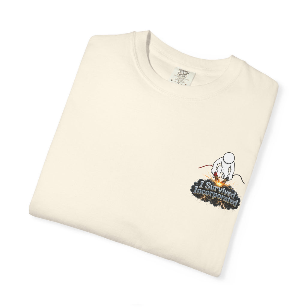 I Survived 2020 — "Please Stand By" Test Pattern Tee Summer Premier Unisex Garment-Dyed T-shirt