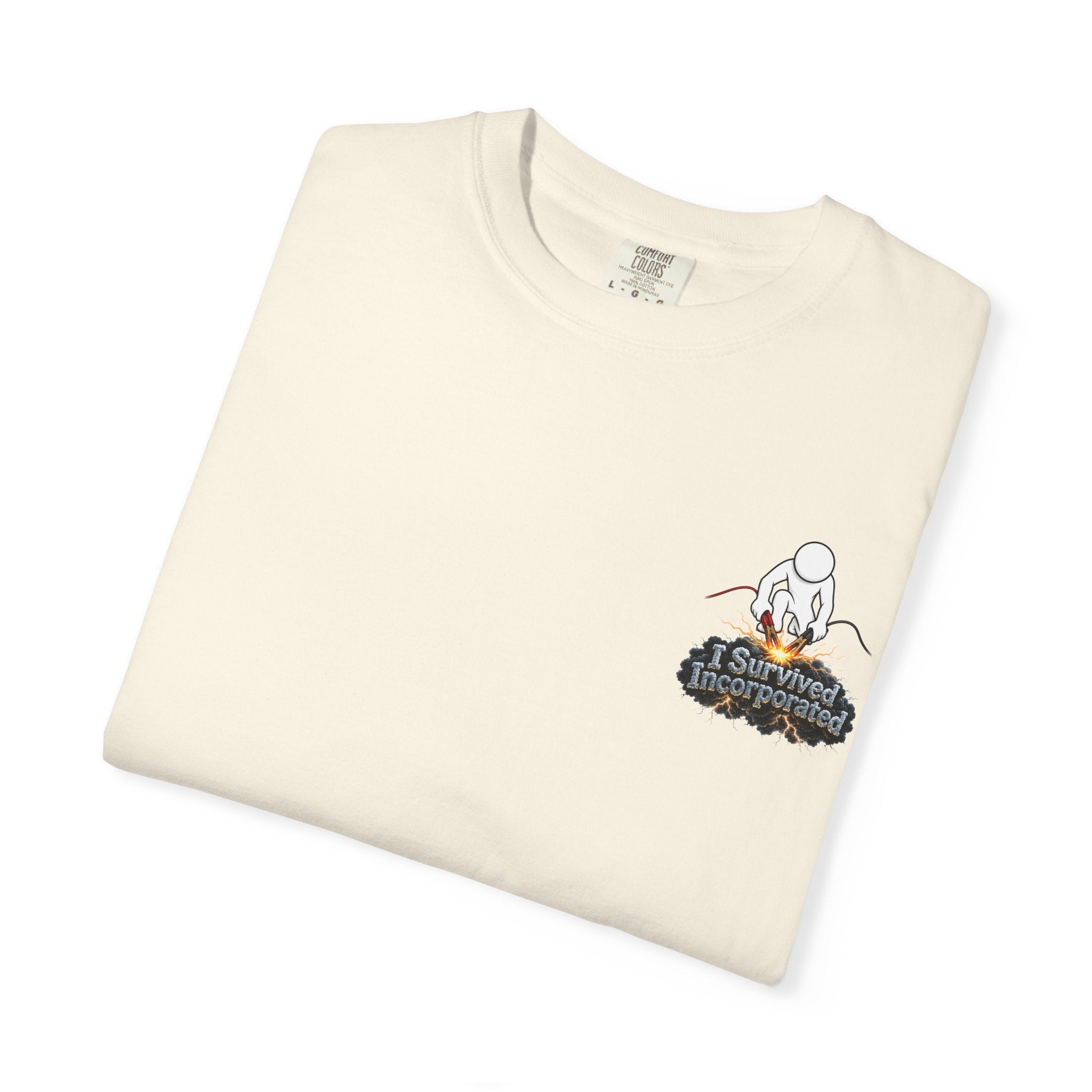 I Survived 2020 — "Please Stand By" Test Pattern Tee Summer Premier Unisex Garment-Dyed T-shirt