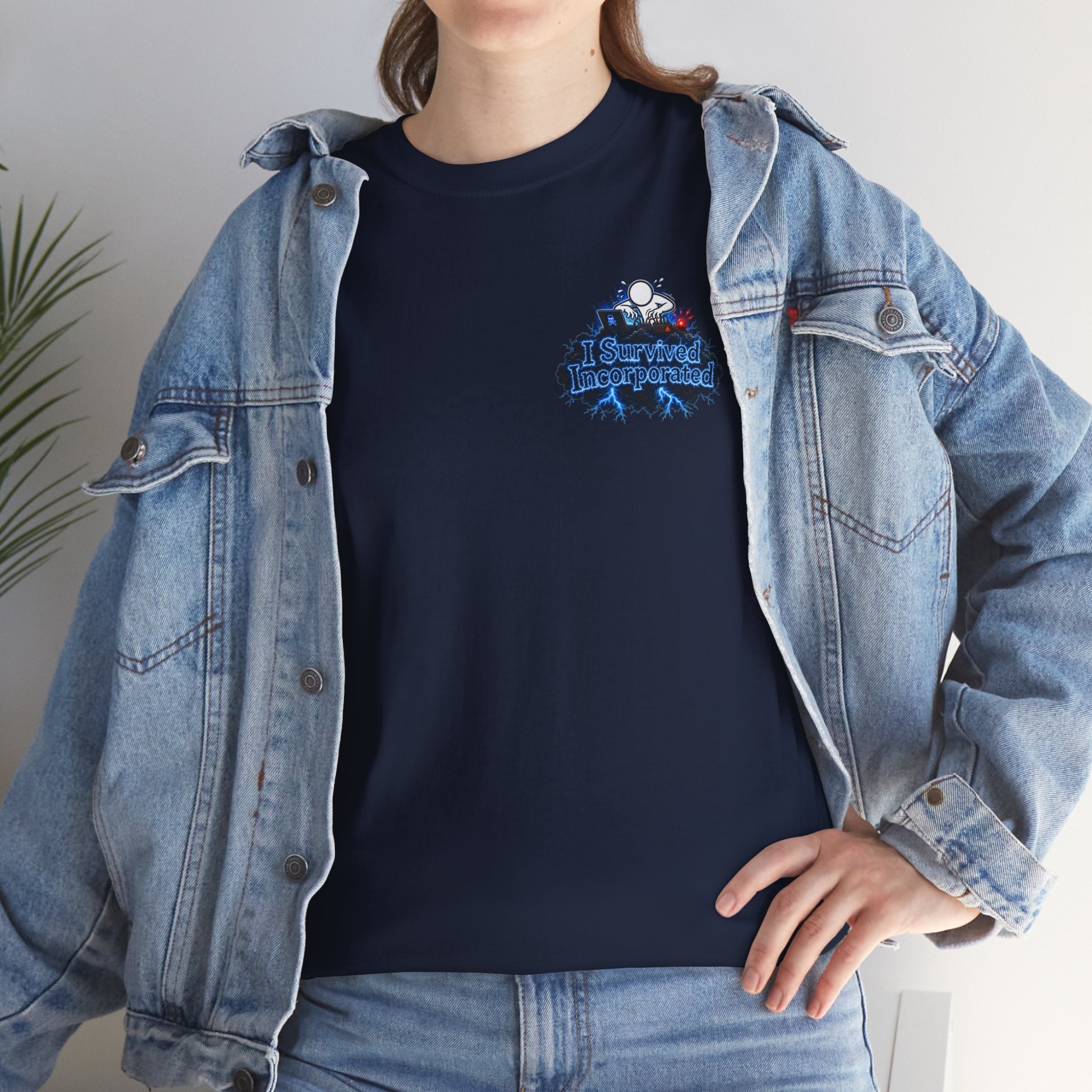 I Survived 2020 — "Please Stand By" Test Pattern Tee Lockdown Surveillance Edition Summer Exclusive Unisex Heavy Cotton Tee