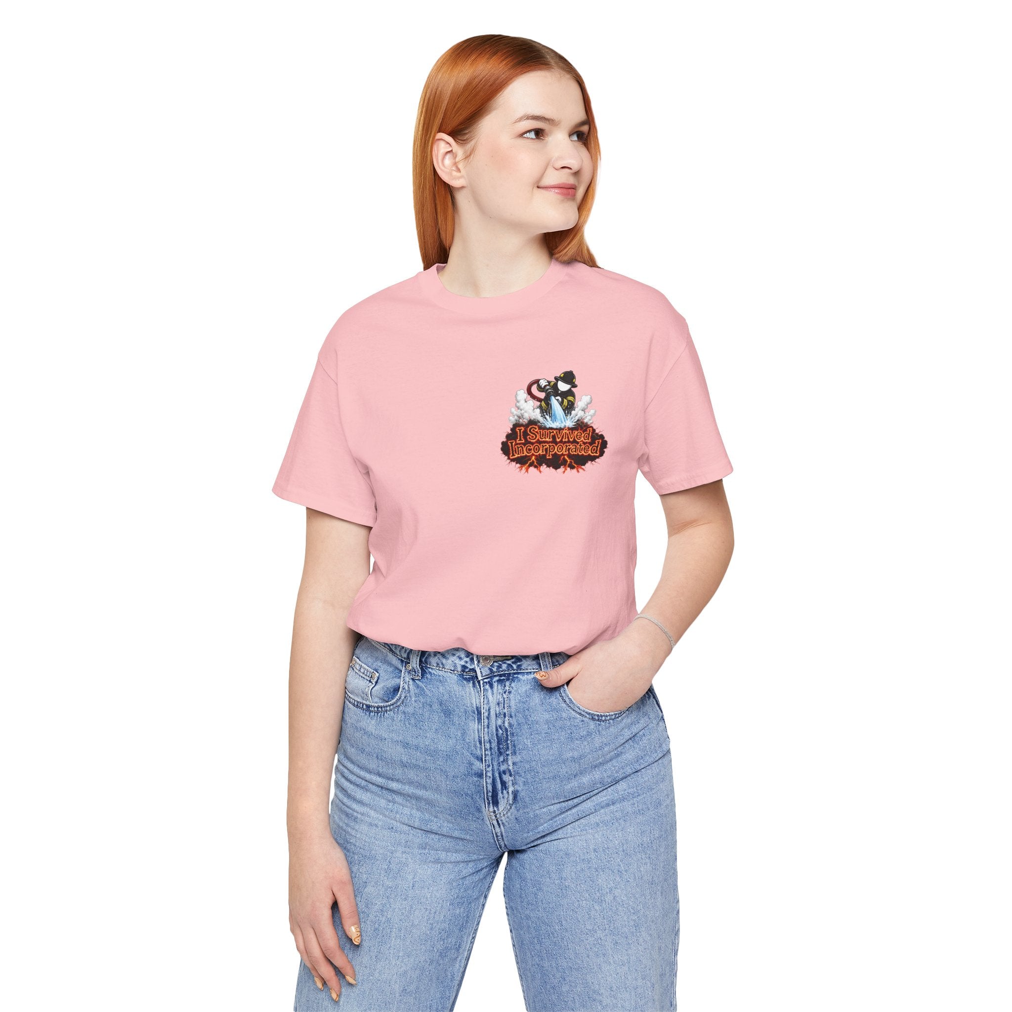 I Survived 2020 — "Please Stand By" Test Pattern Tee Wildfire Signal Edition Summer Premiere Unisex Jersey Short Sleeve Tee