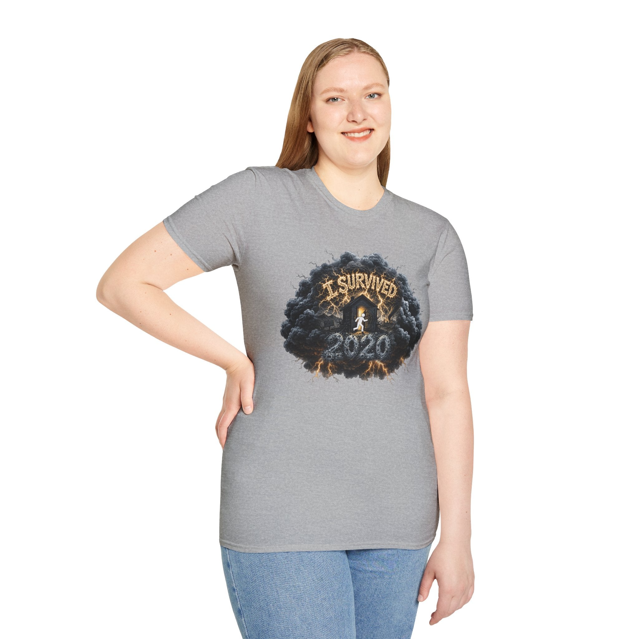 I Survived 2020 — Director's Cut Original Design Teaser Tee | Season 1 Premiere Drop Unisex Softstyle T-Shirt