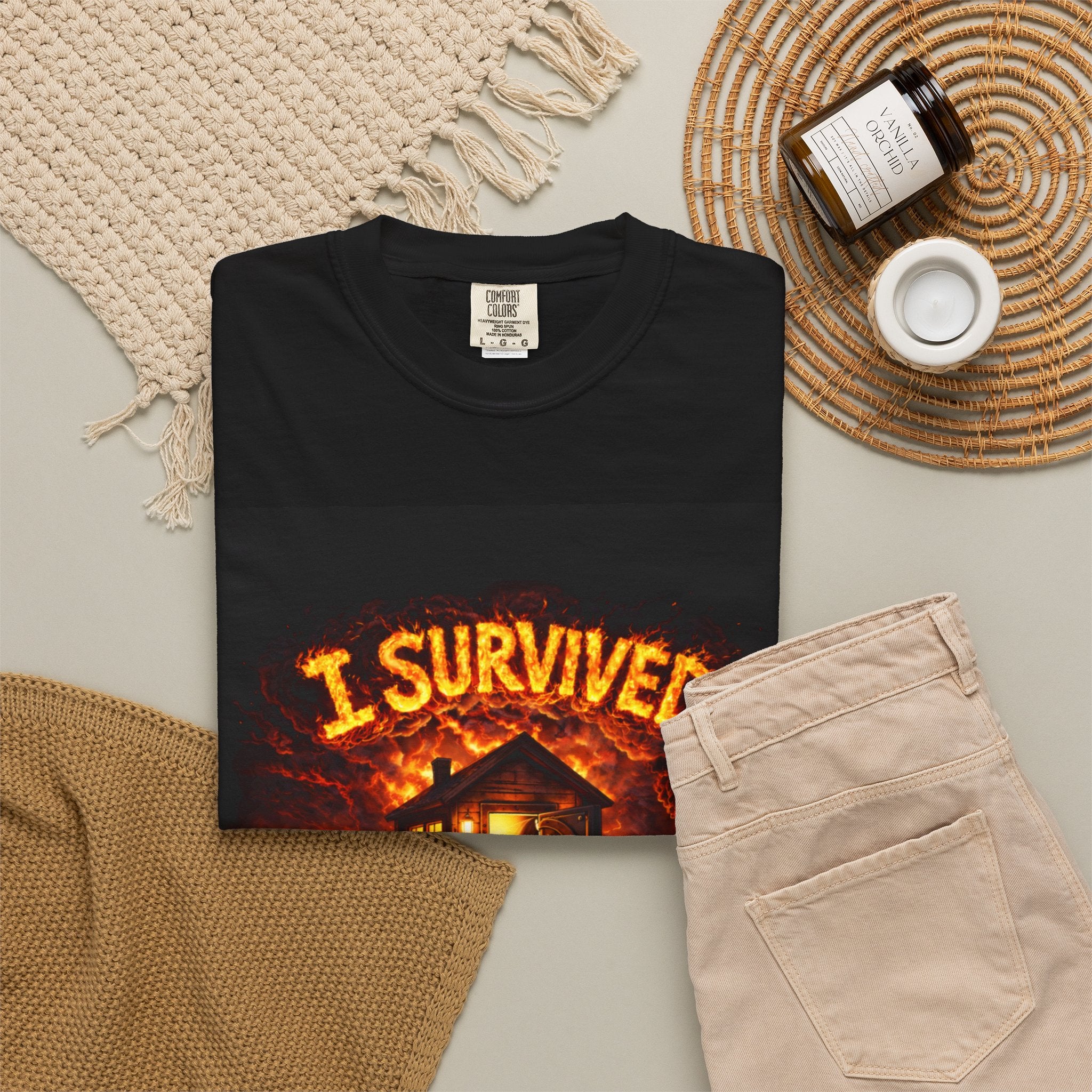 I Survived 2020 — WILDFIRES S2:E4: "Western U.S. Wildfire Season" Memorial Unisex Garment-Dyed T-shirt