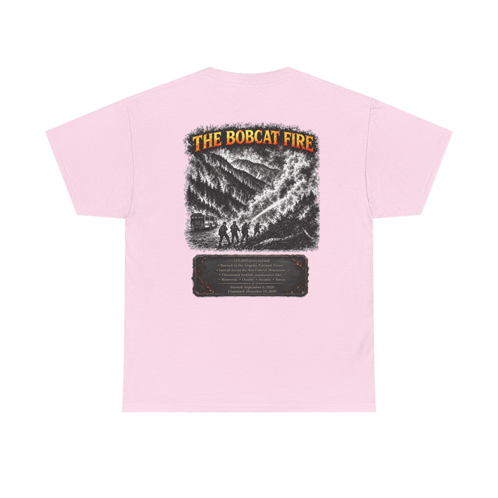 I Survived 2020 — Director's Cut S2:E2 "The Bobcat Fire" | Wildfire Edition Memorial Unisex Heavy Cotton Tee