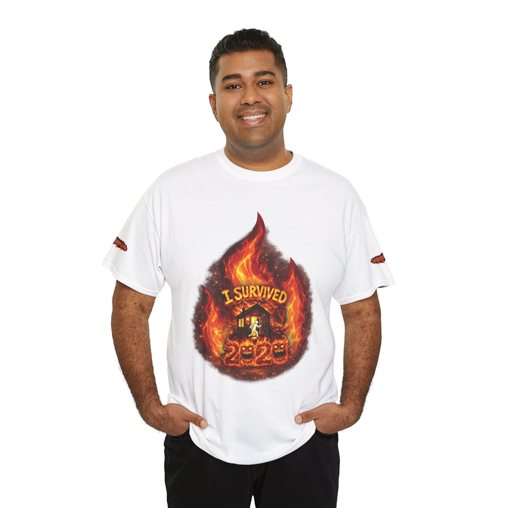 I Survived 2020 — Director's Cut S2:E1 "Berry Creek" | Wildfire Edition Memorial Unisex Heavy Cotton Tee (SPECIAL EDITION)