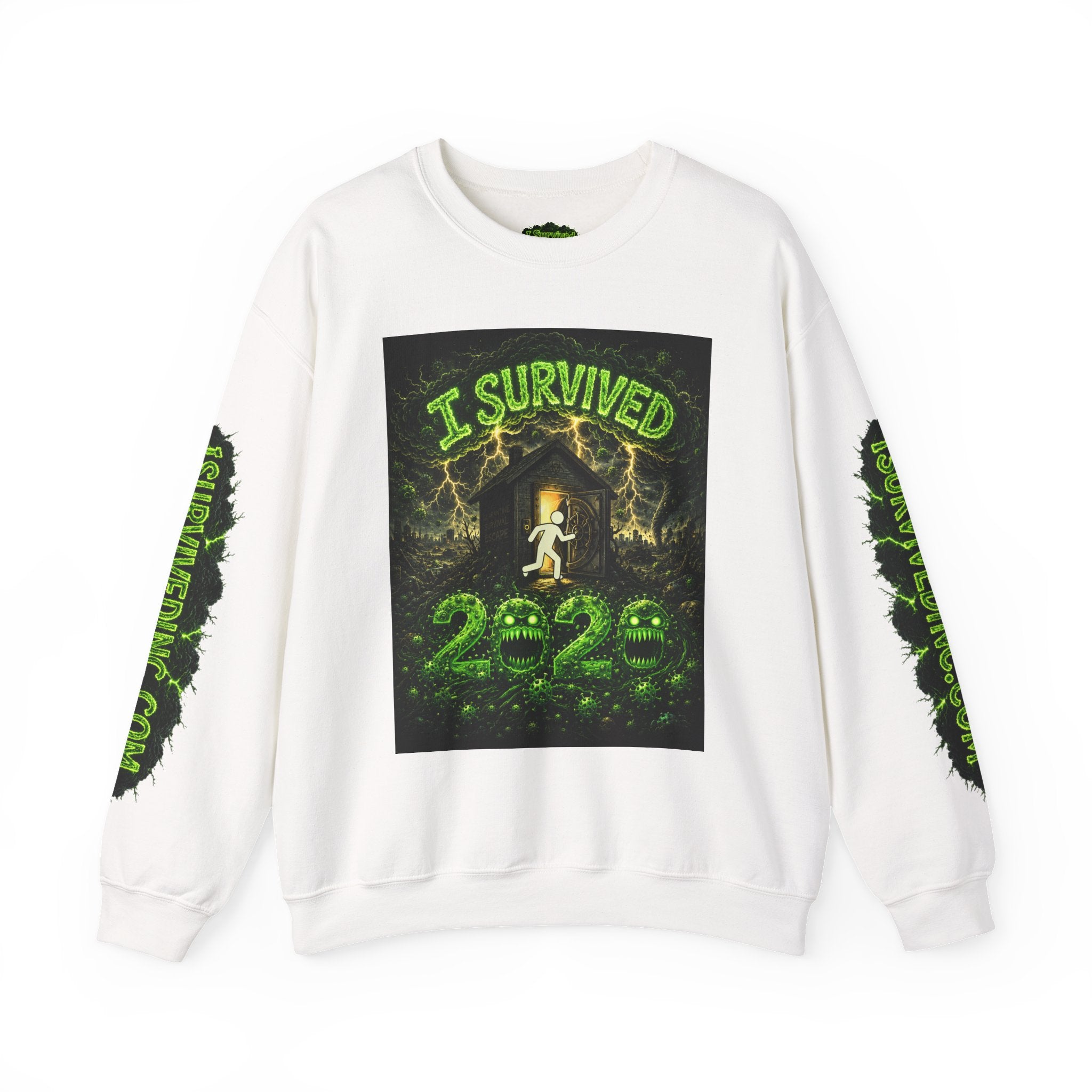 I Survived 2020 — S1:E5 "Delivery Doomsday" | Pandemic Edition Unisex Heavy Blend™ Crewneck Sweatshirt