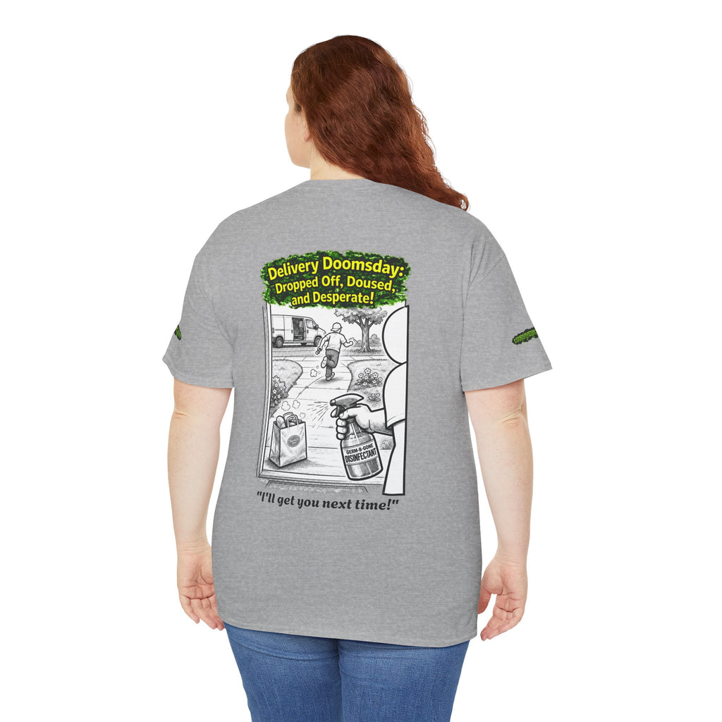 I Survived 2020 — PANDEMIC S1:E5: Director's Cut Special Edition "Delivery Doomsday" Unisex Heavy Cotton Tee