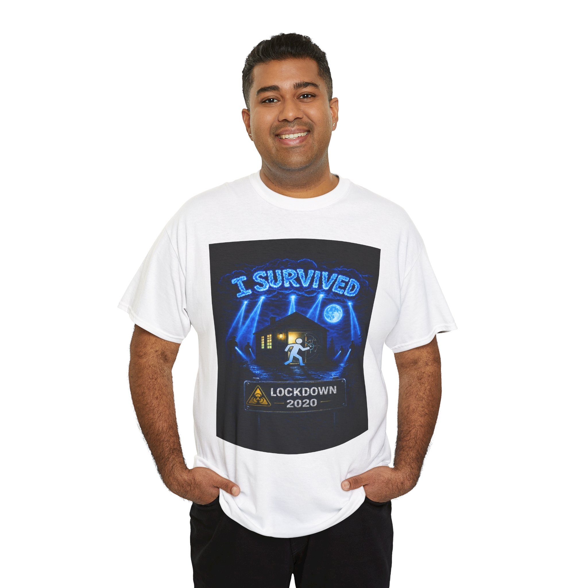 Copy of  I Survived 2020 — S3:E1 "Quarantine" | Lockdown Edition Documentary Unisex Heavy Cotton Tee