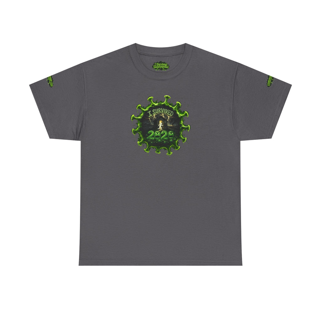 I Survived 2020 — PANDEMIC S1:E3: Director's Cut Special Edition "The Jab!" Unisex Heavy Cotton Tee