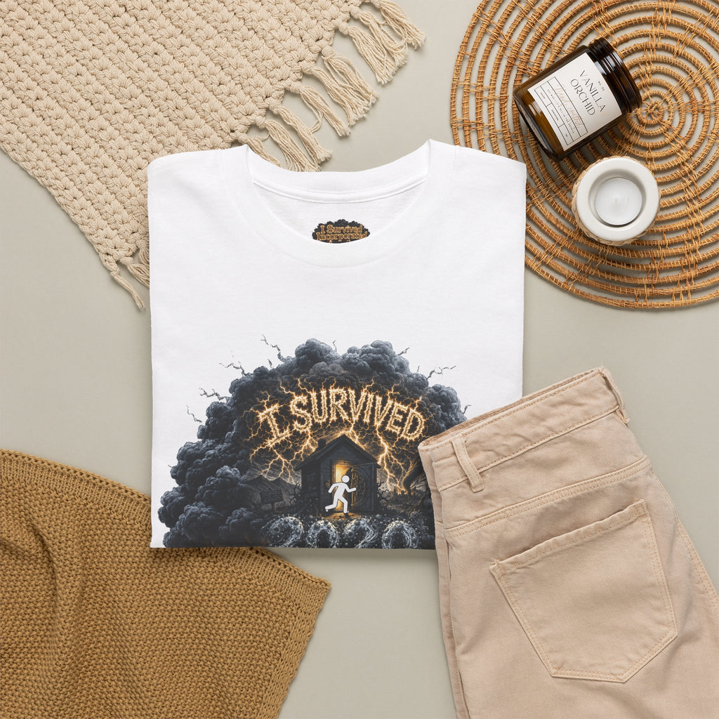 I Survived 2020 —  Deriector's Cut Original Design Teaser Tee | Season 1 Premiere Drop Unisex Heavy Cotton Tee