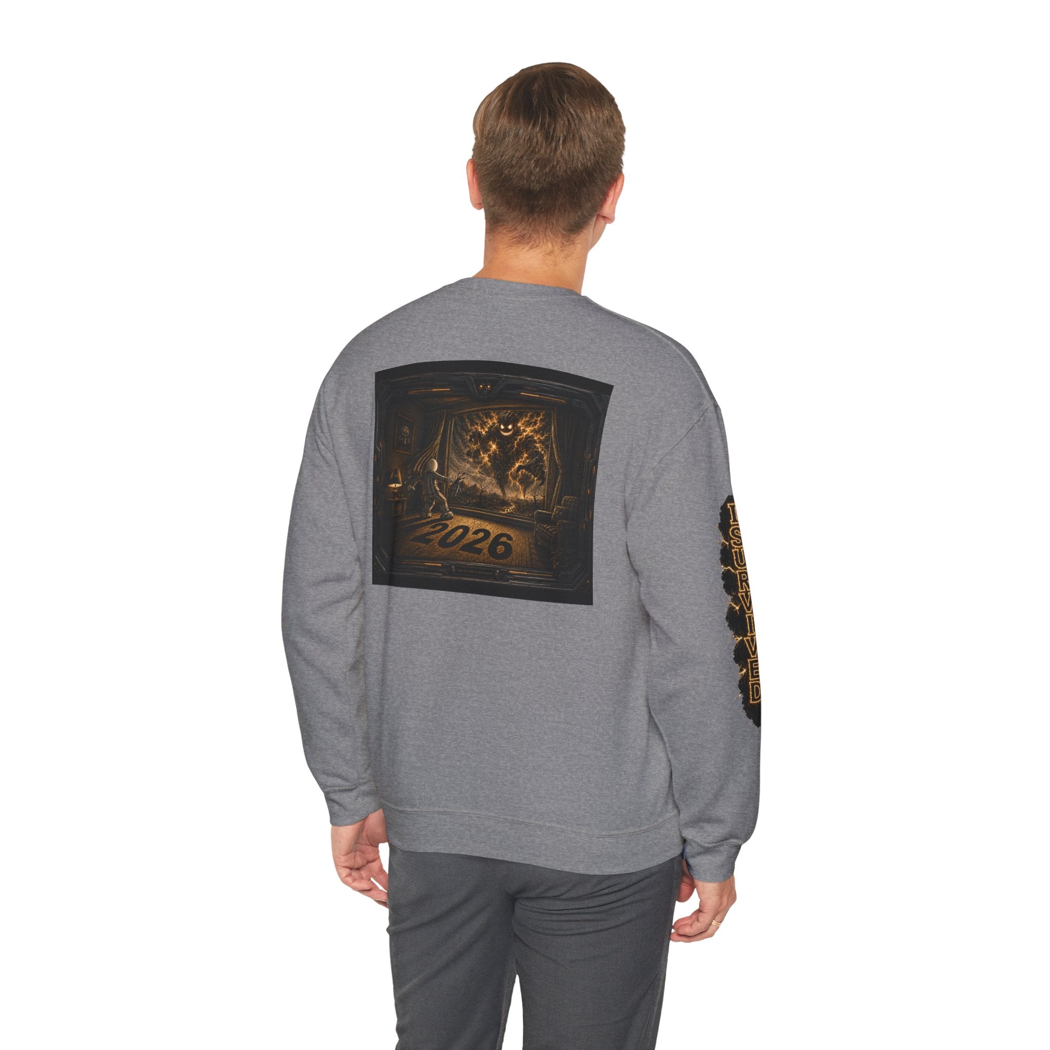 I Survived 2020 — Original PILOT Design: Director's Cut Special Edition Unisex Heavy Blend™ Crewneck Sweatshirt