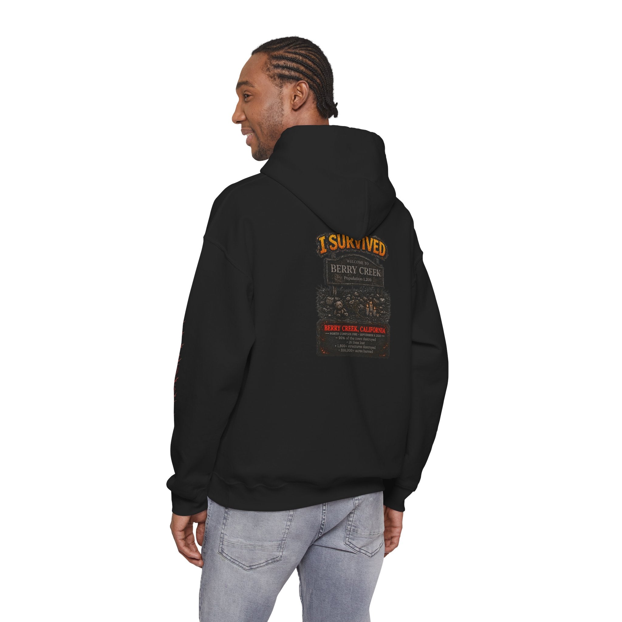 I Survived 2020 — Director's Cut S2:E1 "Berry Creek" | Wildfire Edition Memorial Hoodie Sweatshirt