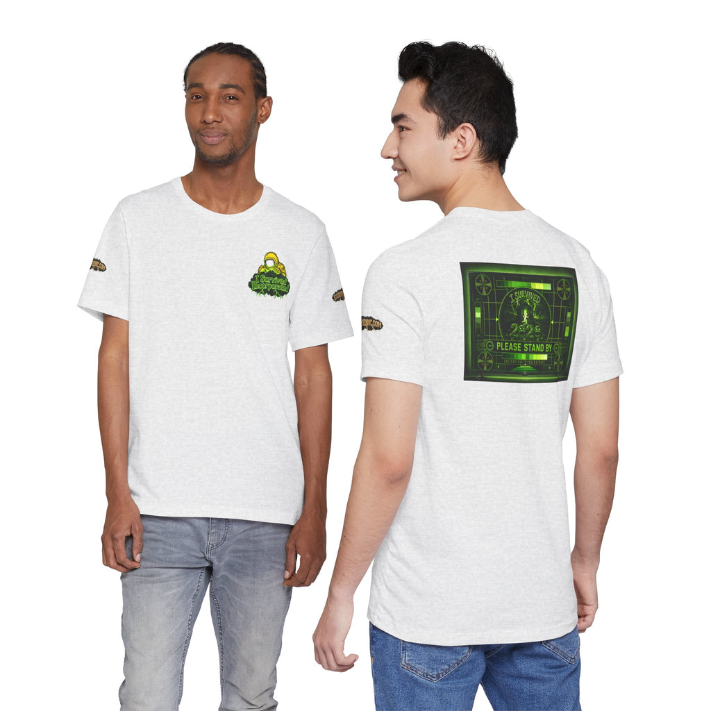 I Survived 2020 — "Please Stand By" Test Pattern Toxic Signal Tee Special Edition Summer Premiere Unisex Jersey Short Sleeve Tee