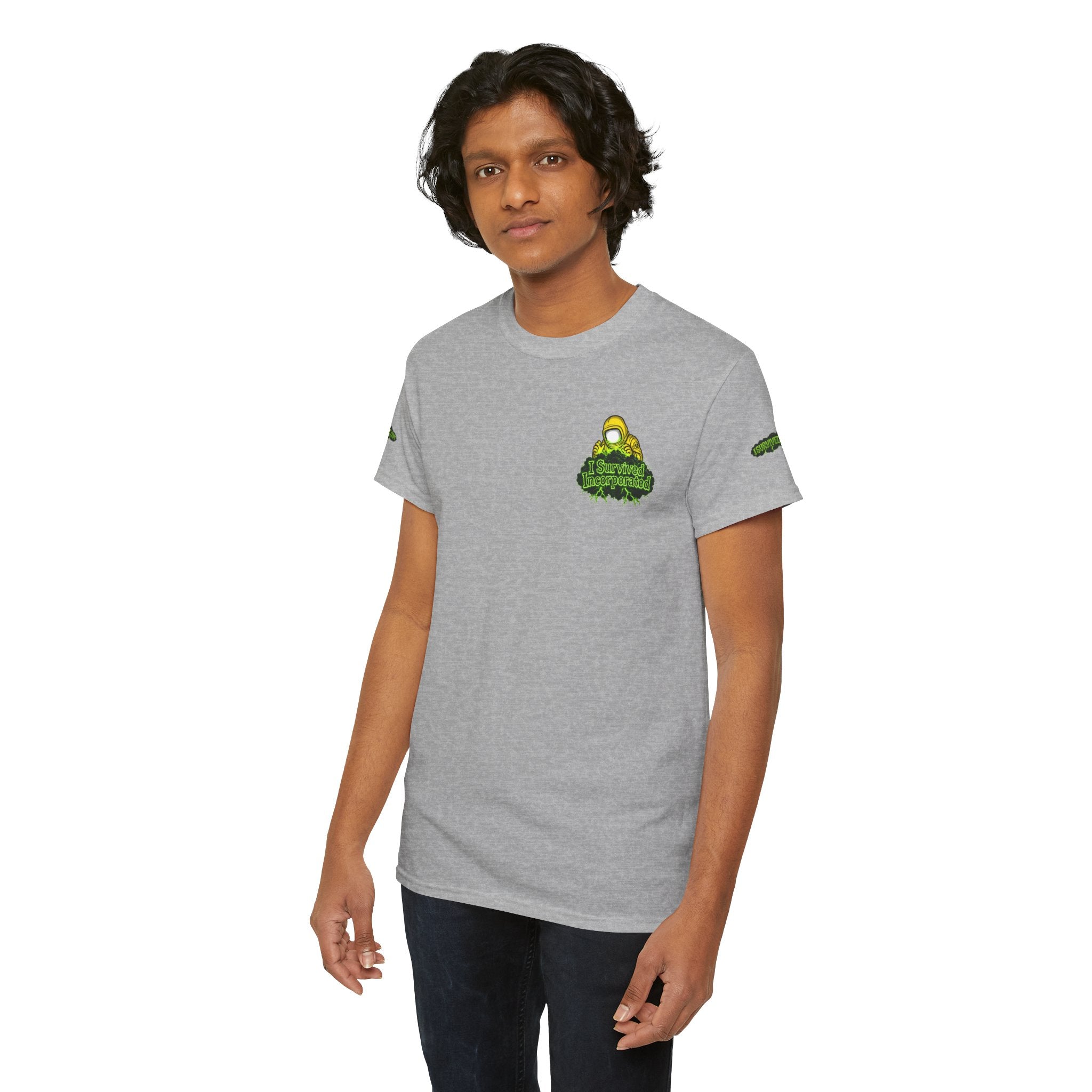 I Survived 2020 — "Please Stand By" Test Pattern Toxic Signal Tee Special Edition Summer Premiere Unisex Heavy Cotton Tee