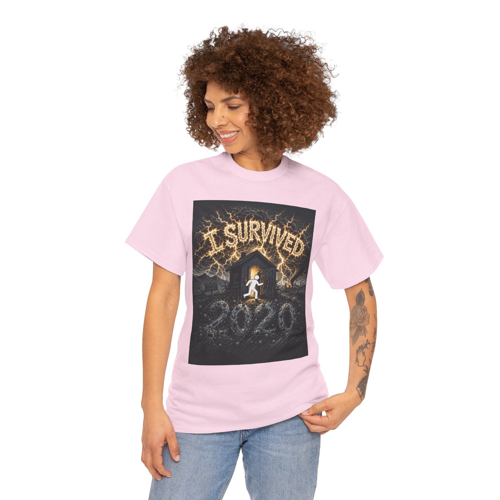 I Survived 2020 — Original PILOT Design Unisex Heavy Cotton Tee