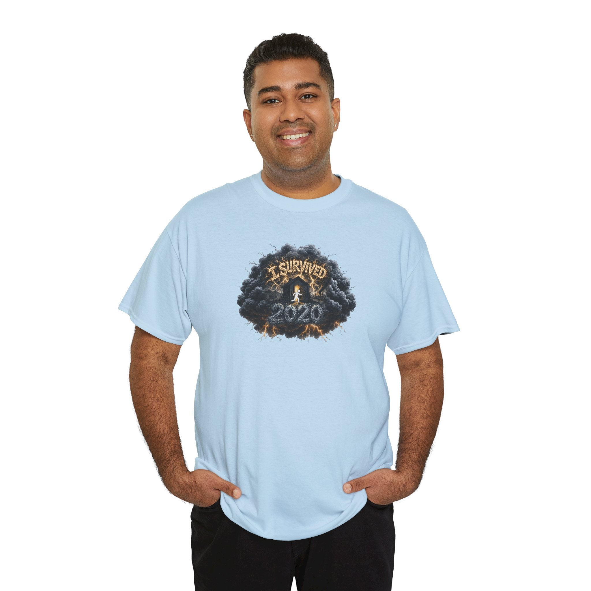 I Survived 2020 —  Original PILOT Design: Director's Cut Unisex Heavy Cotton Tee
