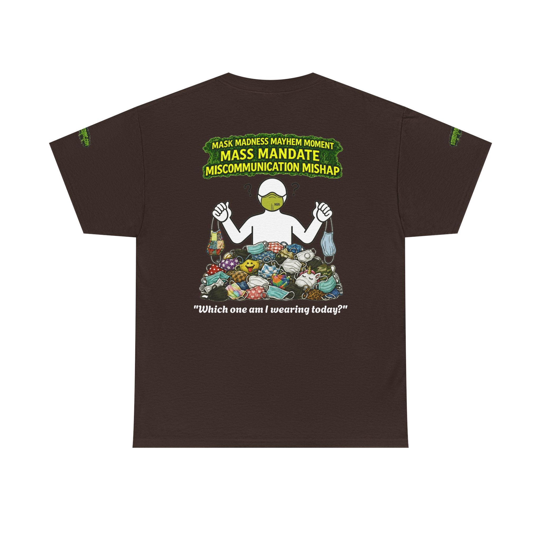 I Survived 2020 — PANDEMIC S1:E4: Director's Cut Special Edition "Mask Madness" Unisex Heavy Cotton Tee