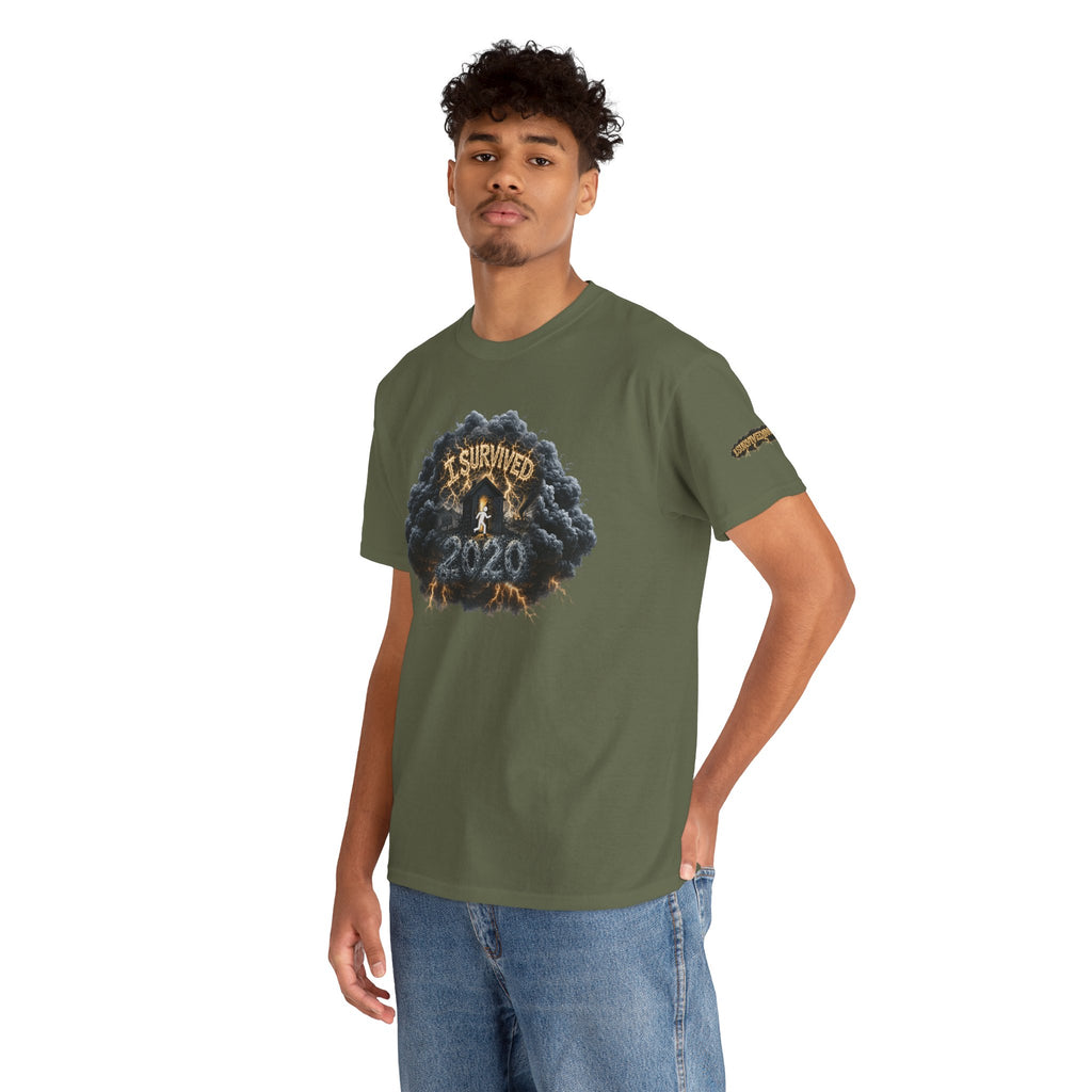 I Survived 2020 — Director's Cut Original Design Teaser Tee | Season 1 Premiere Drop Unisex Heavy Cotton Tee (SPECIAL EDITION)