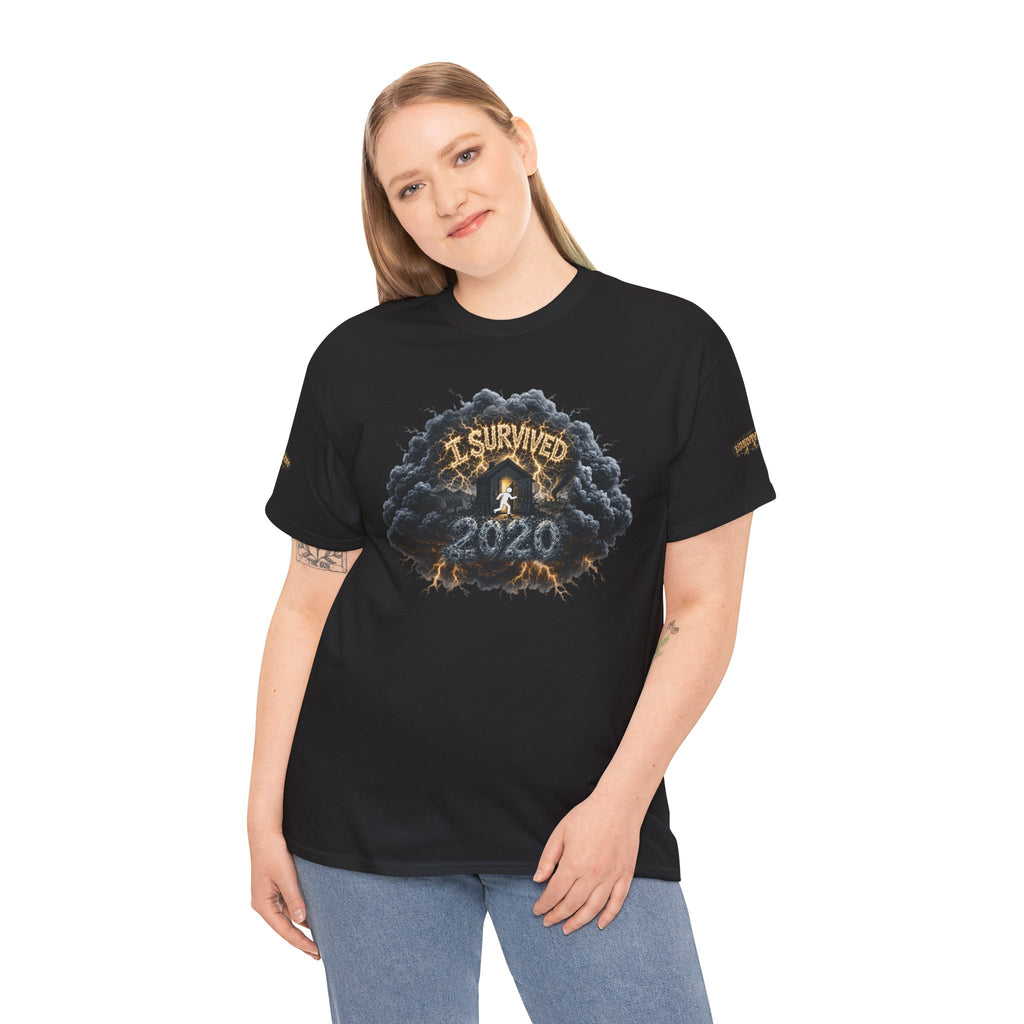 I Survived 2020 — Director's Cut Original Design Teaser Tee | Season 1 Premiere Drop Unisex Heavy Cotton Tee (SPECIAL EDITION)