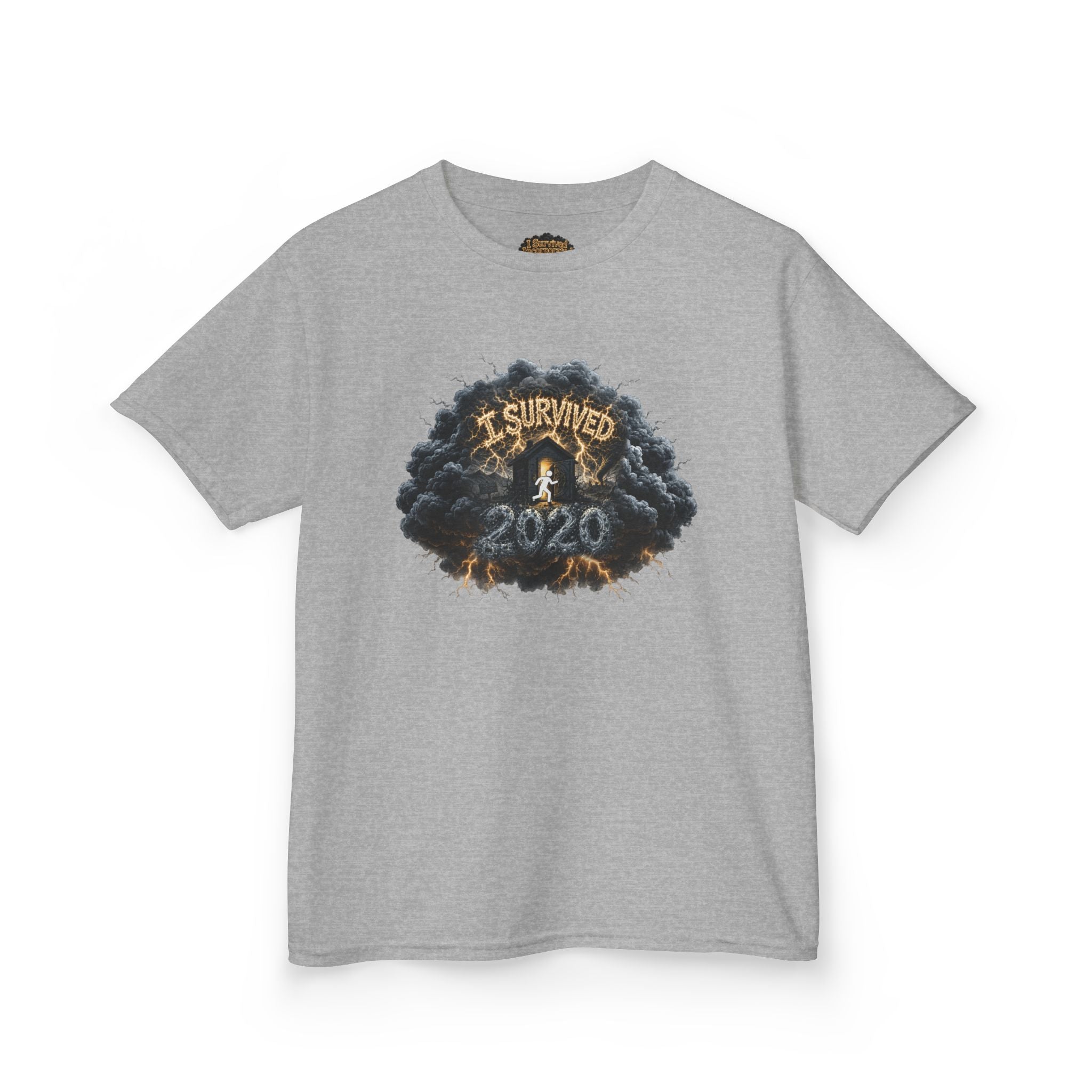 I Survived 2020 — Director's Cut Original Design Teaser Tee | Season 1 Premiere Drop Kids Heavy Cotton™ Tee