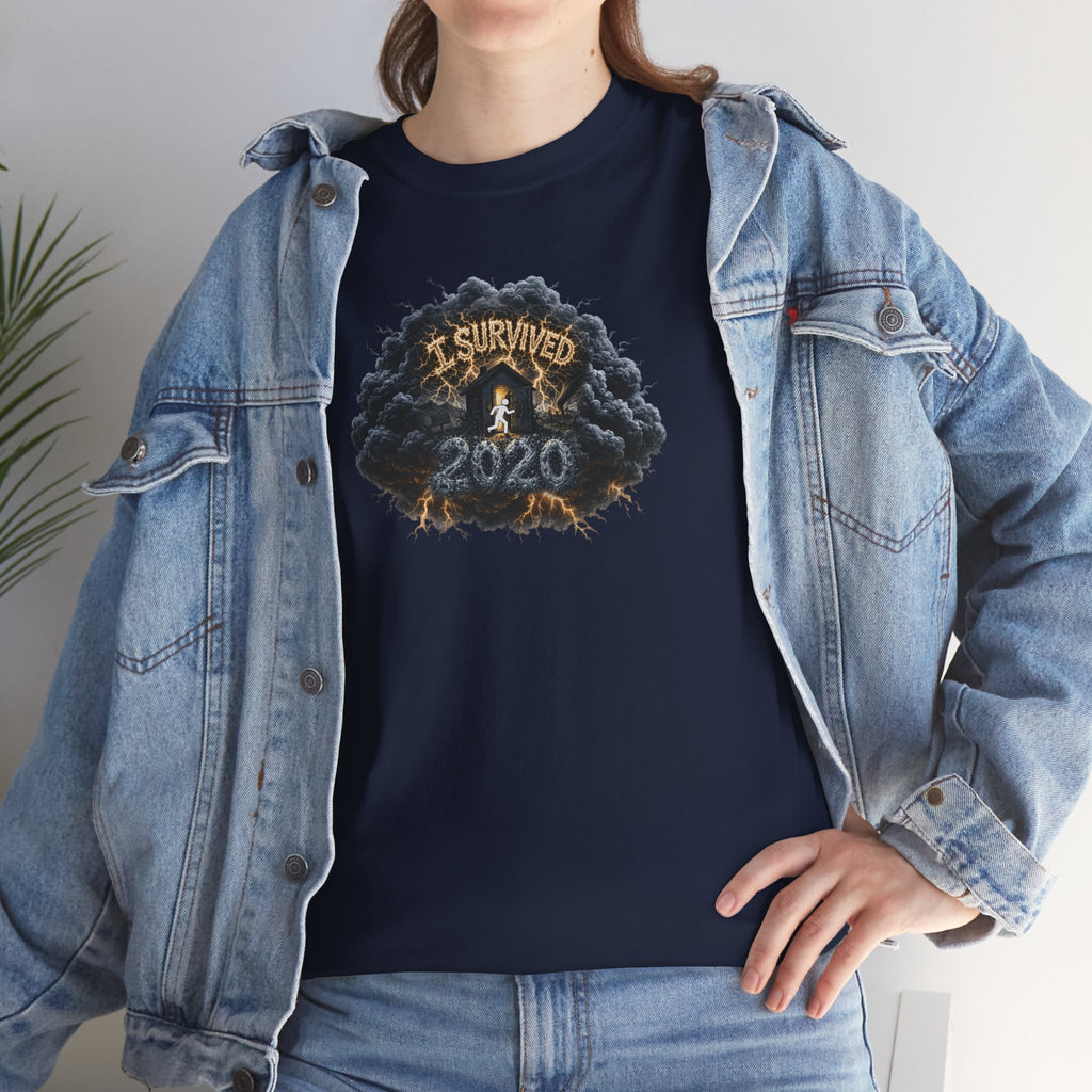 I Survived 2020 — Original PILOT Design: Director's Cut Unisex Heavy Cotton Tee