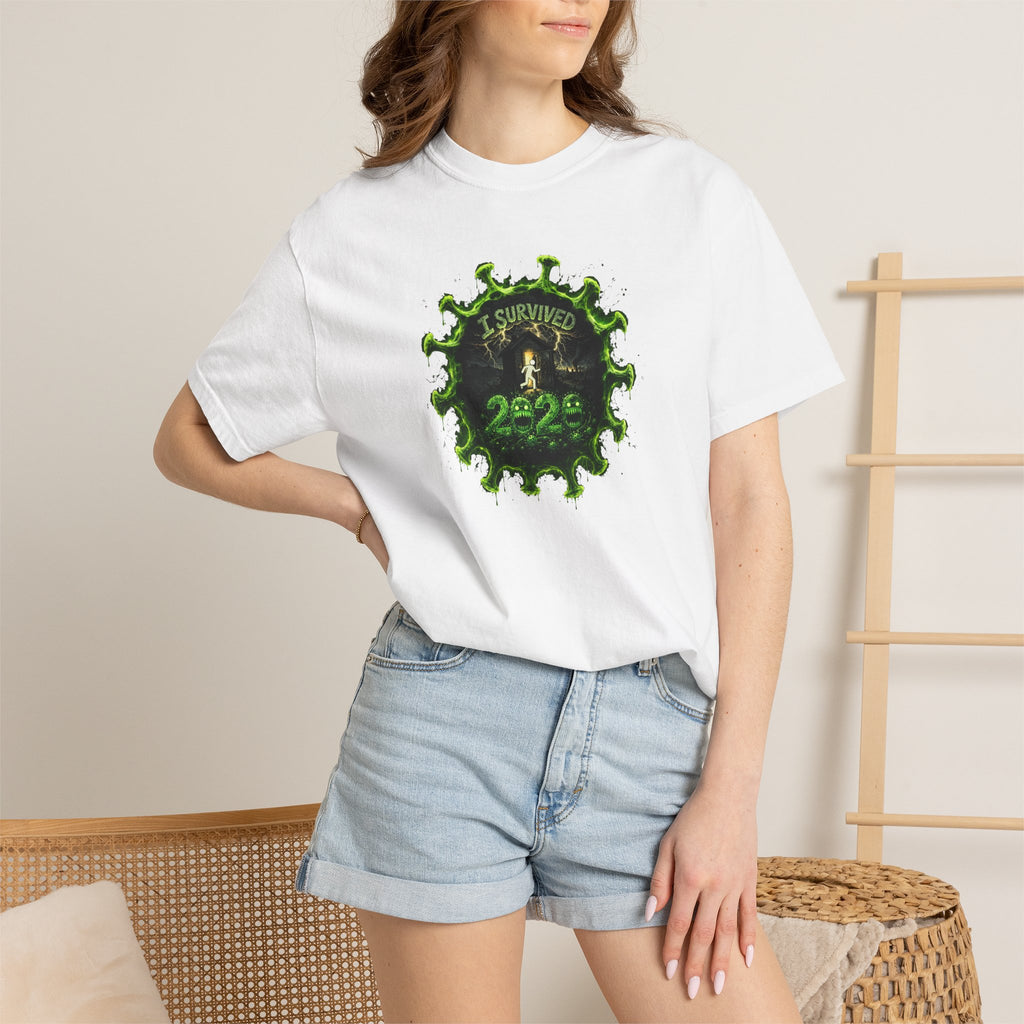 I Survived 2020 — PANDEMIC S1:E5: Director's Cut "Delivery Doomsday" Unisex Garment-Dyed T-shirt