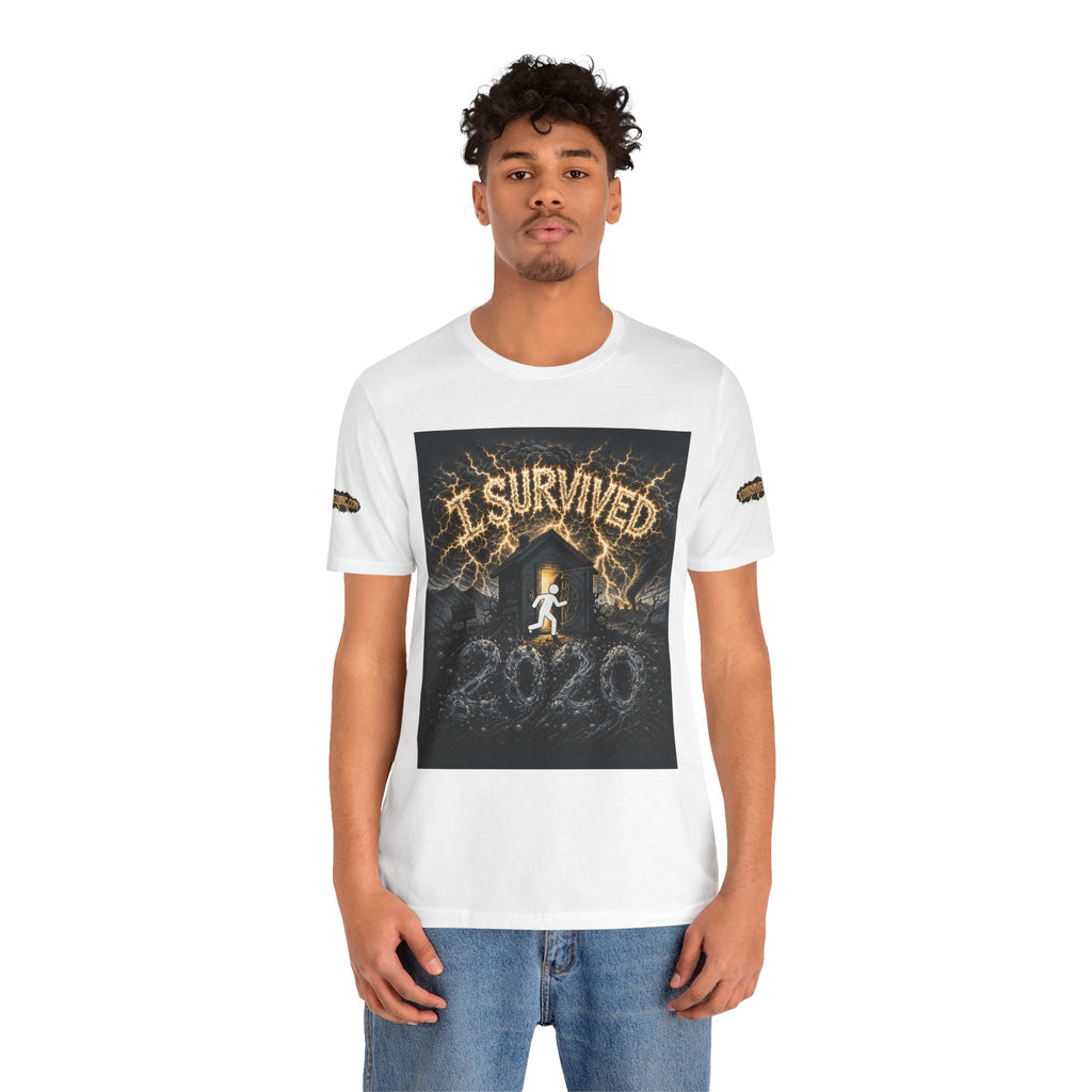 I Survived 2020 — Original Design Teaser Tee | Season 1 Premiere Drop Unisex Jersey Short Sleeve Tee