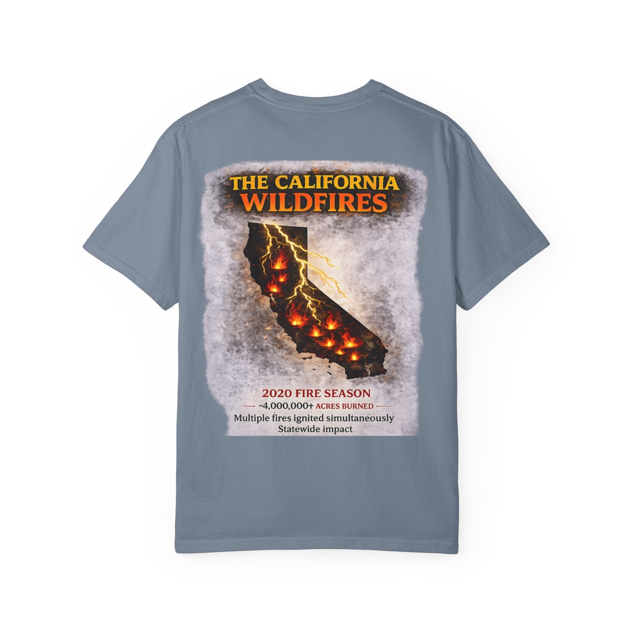 I Survived 2020 — S2:E3 "The California Wildfires" | Wildfire Edition Memorial Unisex Garment-Dyed T-shirt